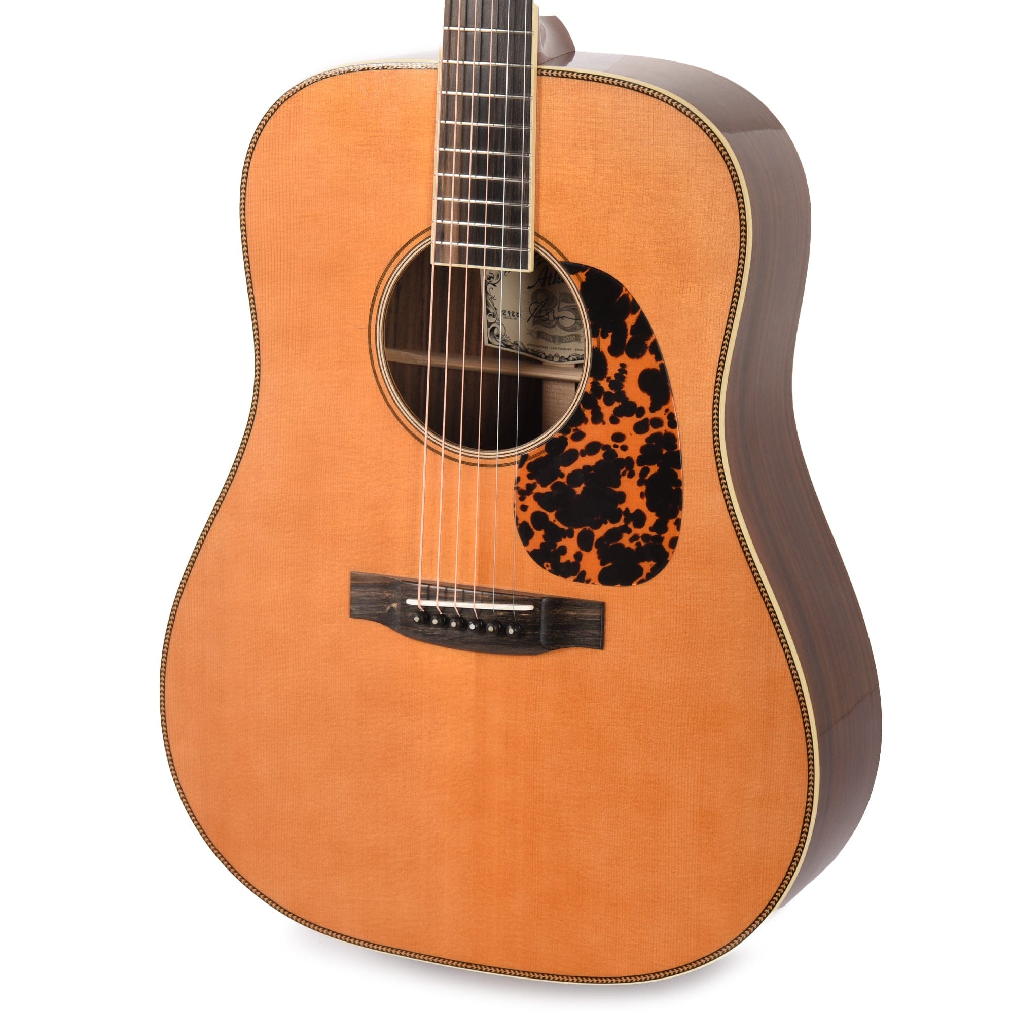 Atkin The White Rice Baked Sitka/Rosewood Aged Natural Acoustic Guitars / Dreadnought
