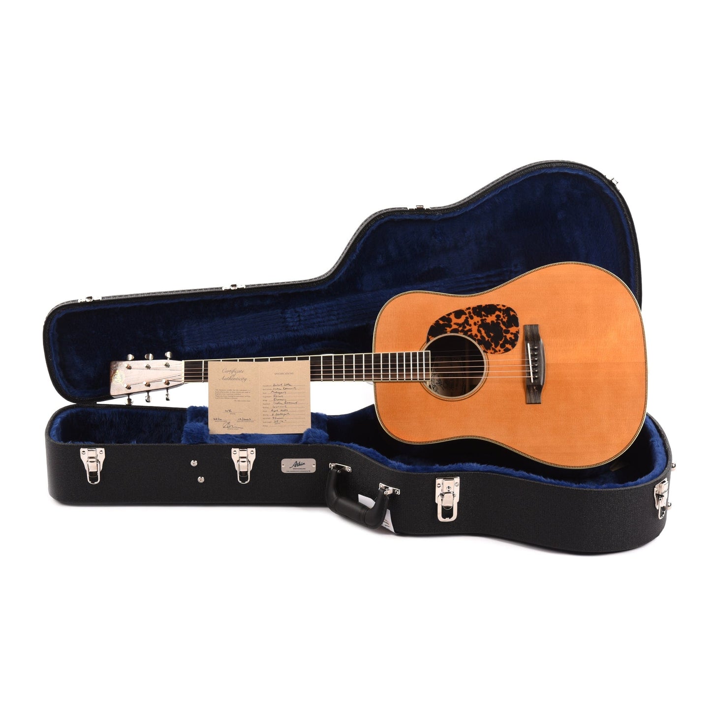 Atkin The White Rice Baked Sitka/Rosewood Aged Natural Acoustic Guitars / Dreadnought