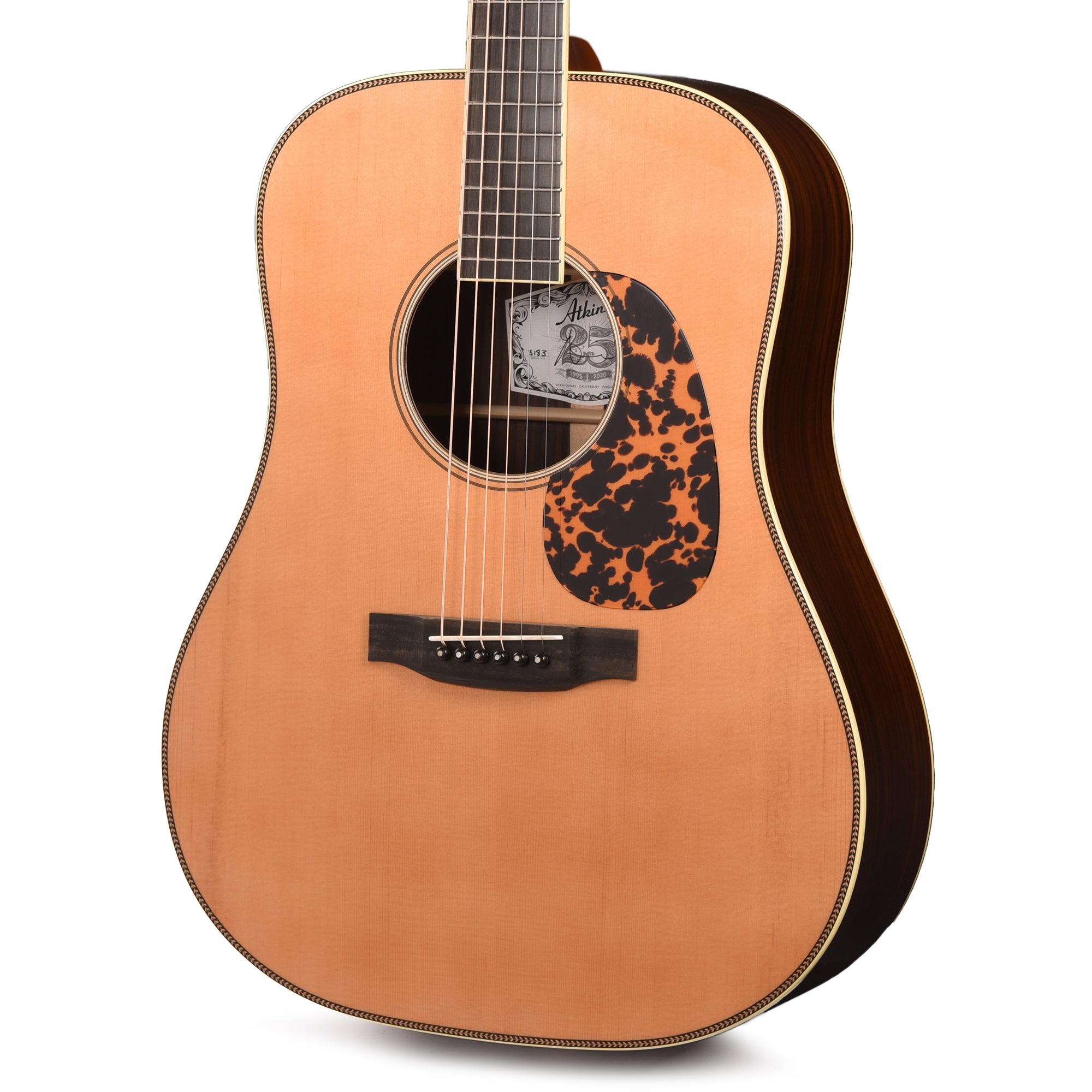 Atkin The White Rice Baked Sitka/Rosewood Aged Natural Acoustic Guitars / Dreadnought