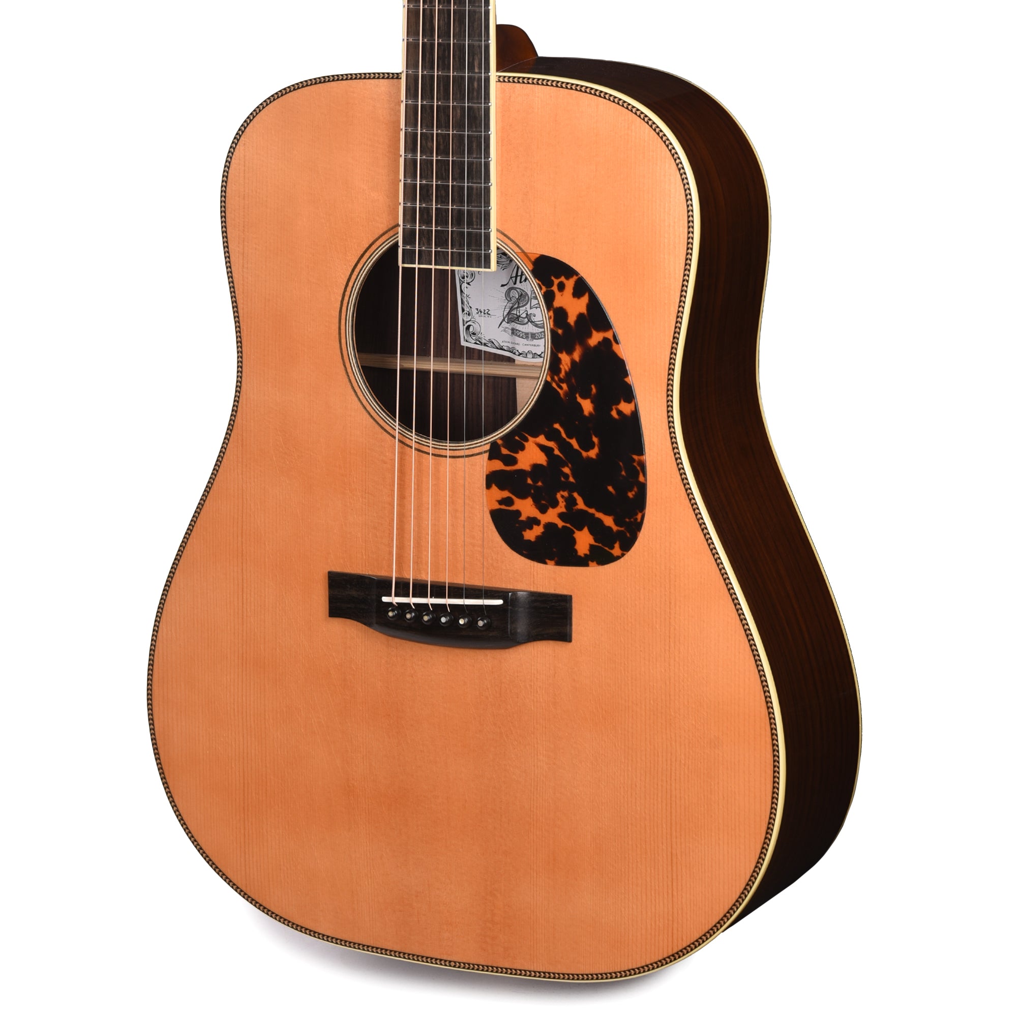 Atkin The White Rice Baked Sitka/Rosewood Aged Natural Acoustic Guitars / Dreadnought