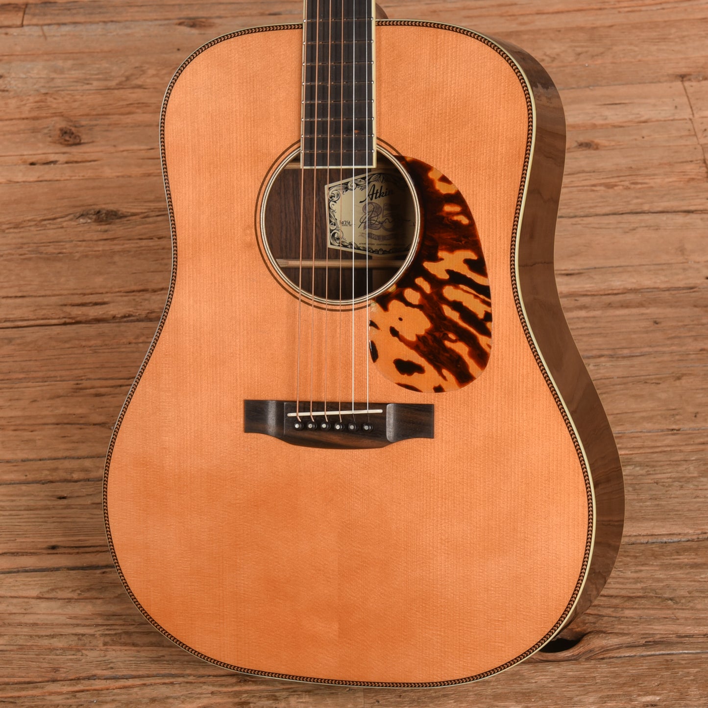 Atkin White Rice Natural 2022 Acoustic Guitars / Dreadnought