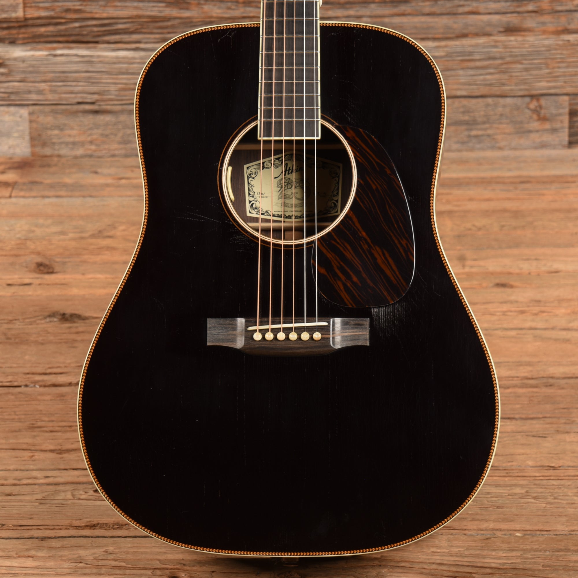 Atkin WR-A White Rice Black Acoustic Guitars / Dreadnought