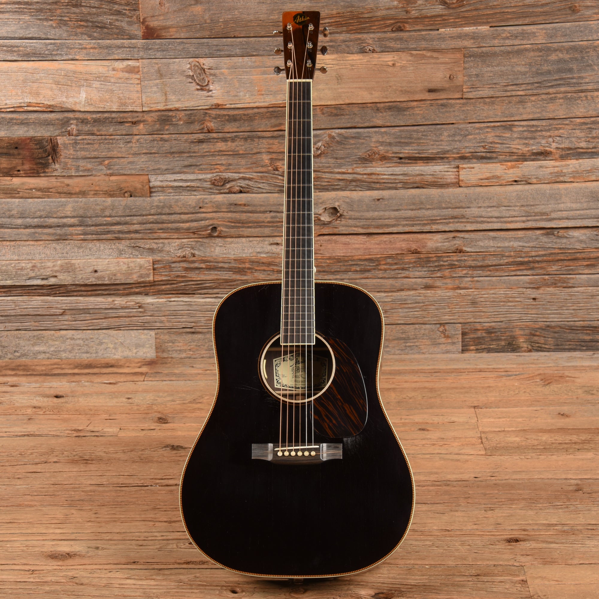 Atkin WR-A White Rice Black Acoustic Guitars / Dreadnought