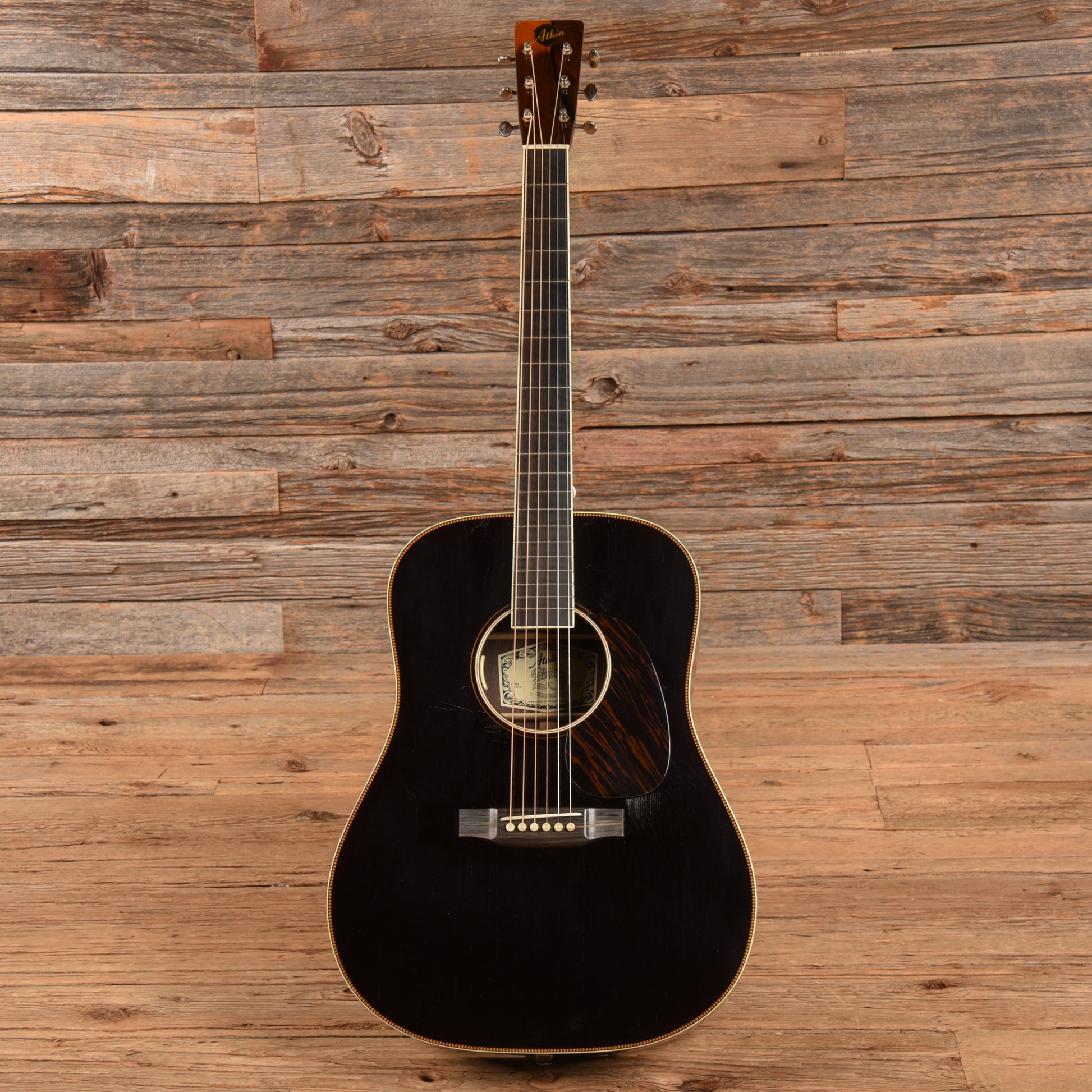 Atkin WR-A White Rice Black Acoustic Guitars / Dreadnought