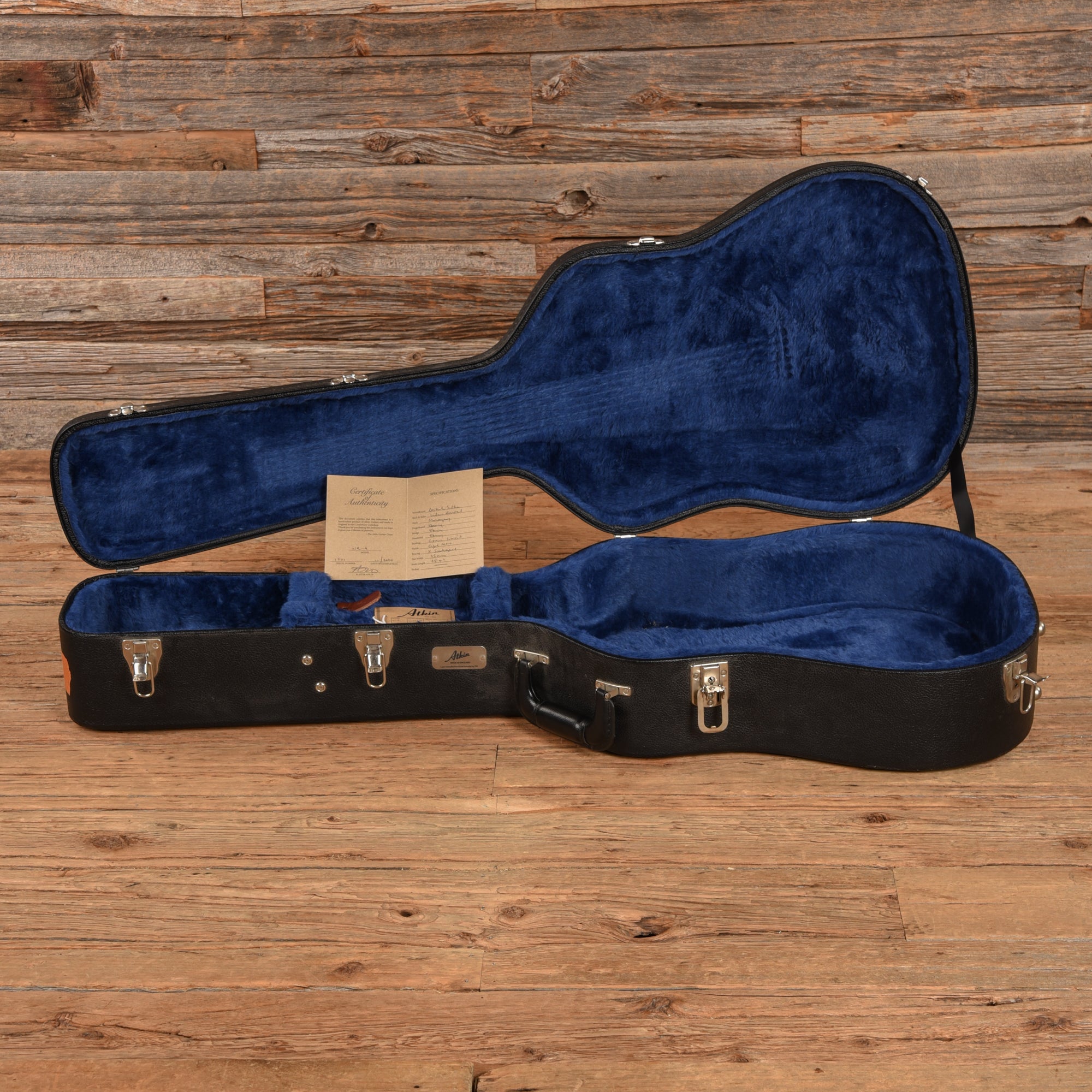Atkin WR-A White Rice Black Acoustic Guitars / Dreadnought