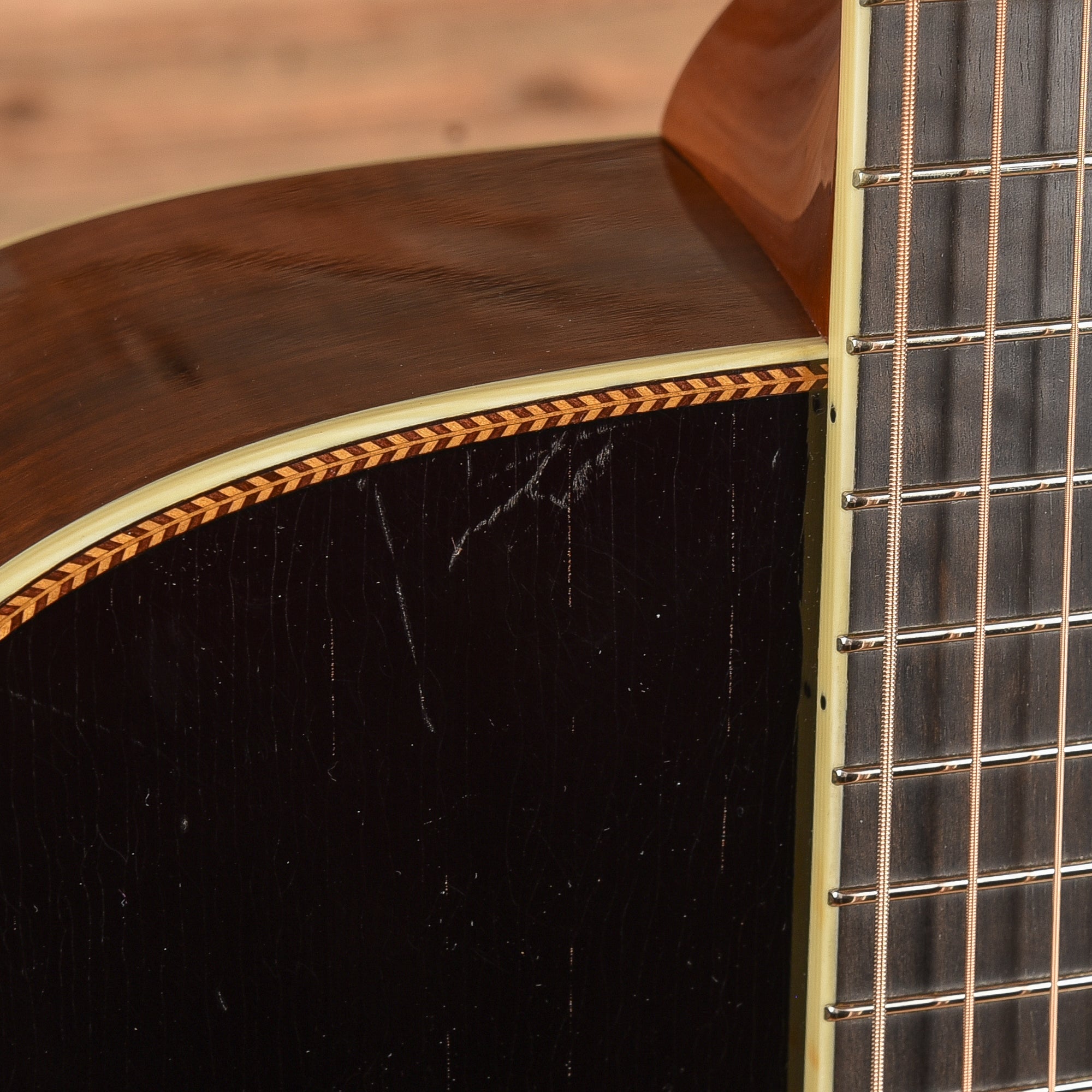 Atkin WR-A White Rice Black Acoustic Guitars / Dreadnought