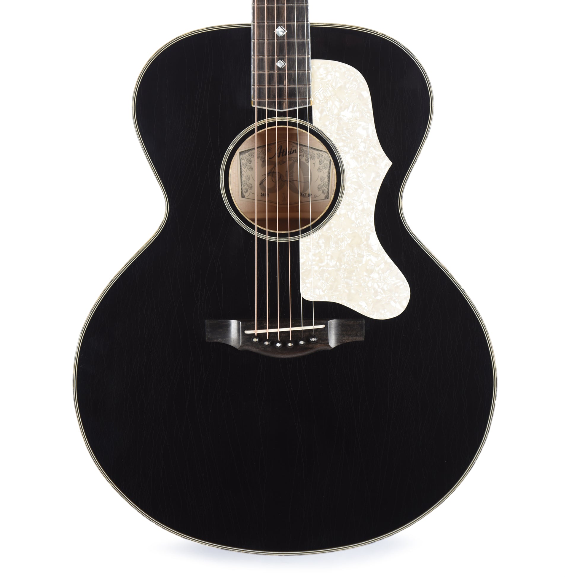 Atkin ASJ Aged Black Pearl Baked Sitka/Maple Acoustic Guitars / Jumbo