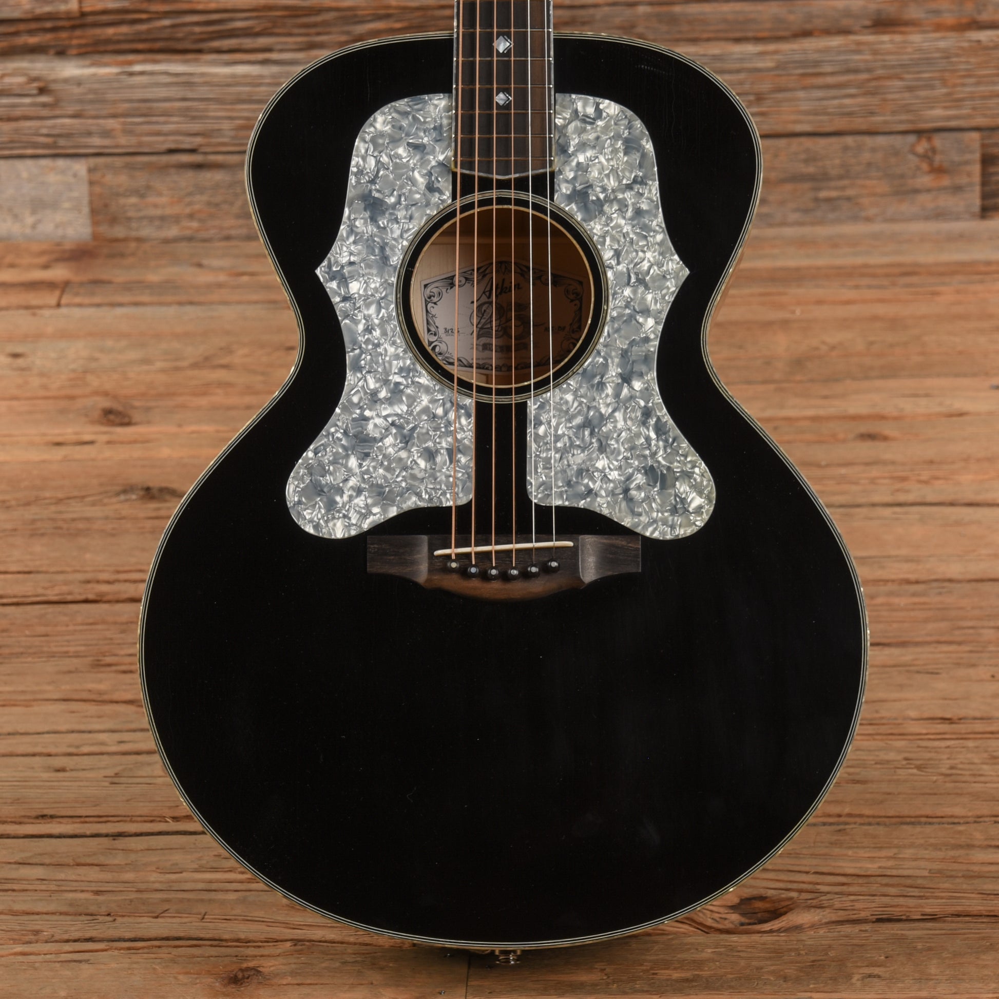 Atkin ASJ Black Pearl Aged Black Acoustic Guitars / Jumbo