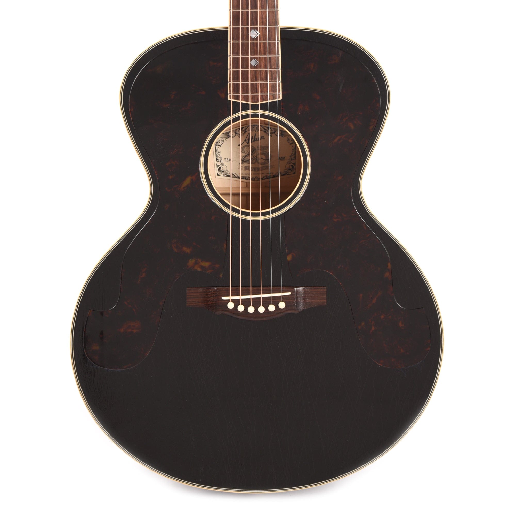 Atkin ASJ Custom Sitka/Mahogany Aged Black Acoustic Guitars / Jumbo