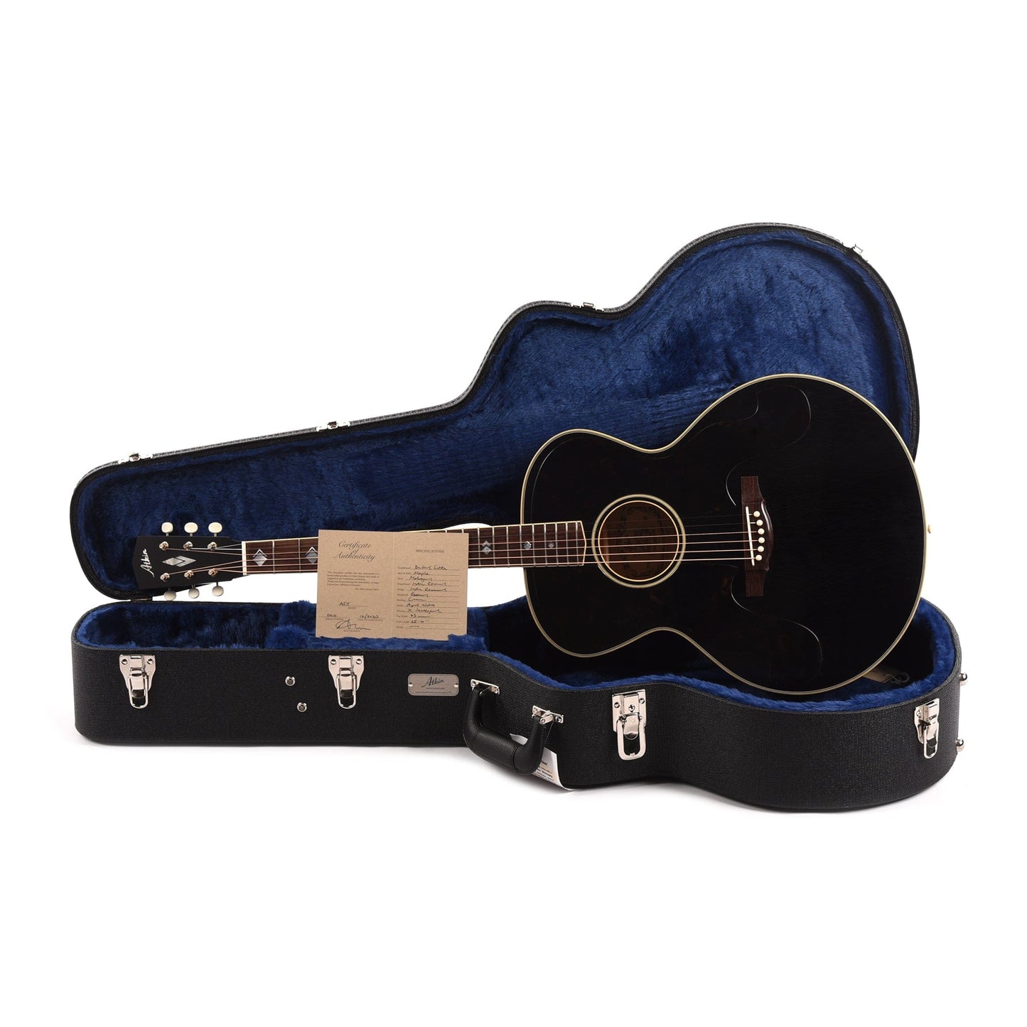 Atkin ASJ Custom Sitka/Mahogany Aged Black Acoustic Guitars / Jumbo