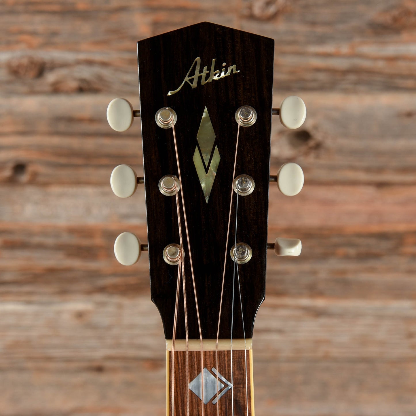 Atkin The ASJ Small Jumbo Aged Baked Sitka/Mahogany w/Cherry Back & No Pickguard Natural Acoustic Guitars / Jumbo