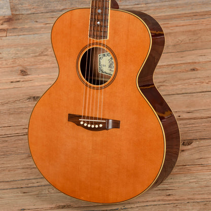 Atkin The ASJ Small Jumbo Aged Baked Sitka/Mahogany w/Cherry Back & No Pickguard Natural Acoustic Guitars / Jumbo