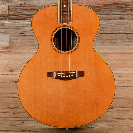 Atkin The ASJ Small Jumbo Aged Baked Sitka/Mahogany w/Cherry Back & No Pickguard Natural Acoustic Guitars / Jumbo