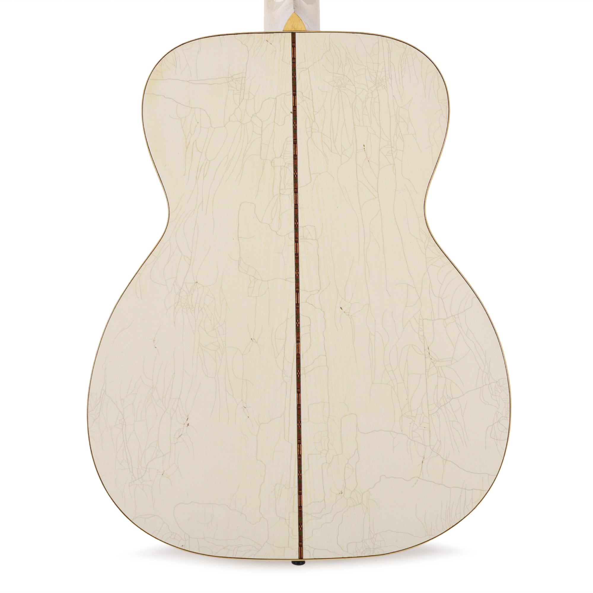 Aktin OM37 Deluxe Baked Sitka/Indian Rosewood Medium Aged White All Over Acoustic Guitars / OM and Auditorium