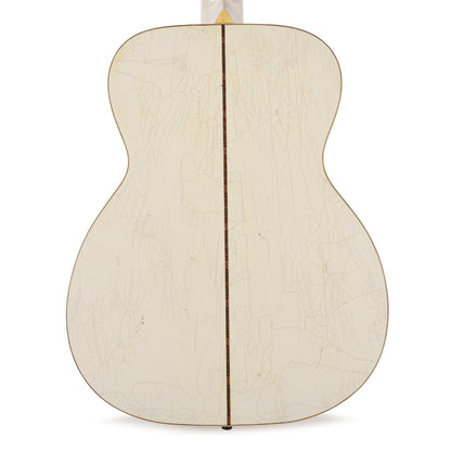 Aktin OM37 Deluxe Baked Sitka/Indian Rosewood Medium Aged White All Over Acoustic Guitars / OM and Auditorium