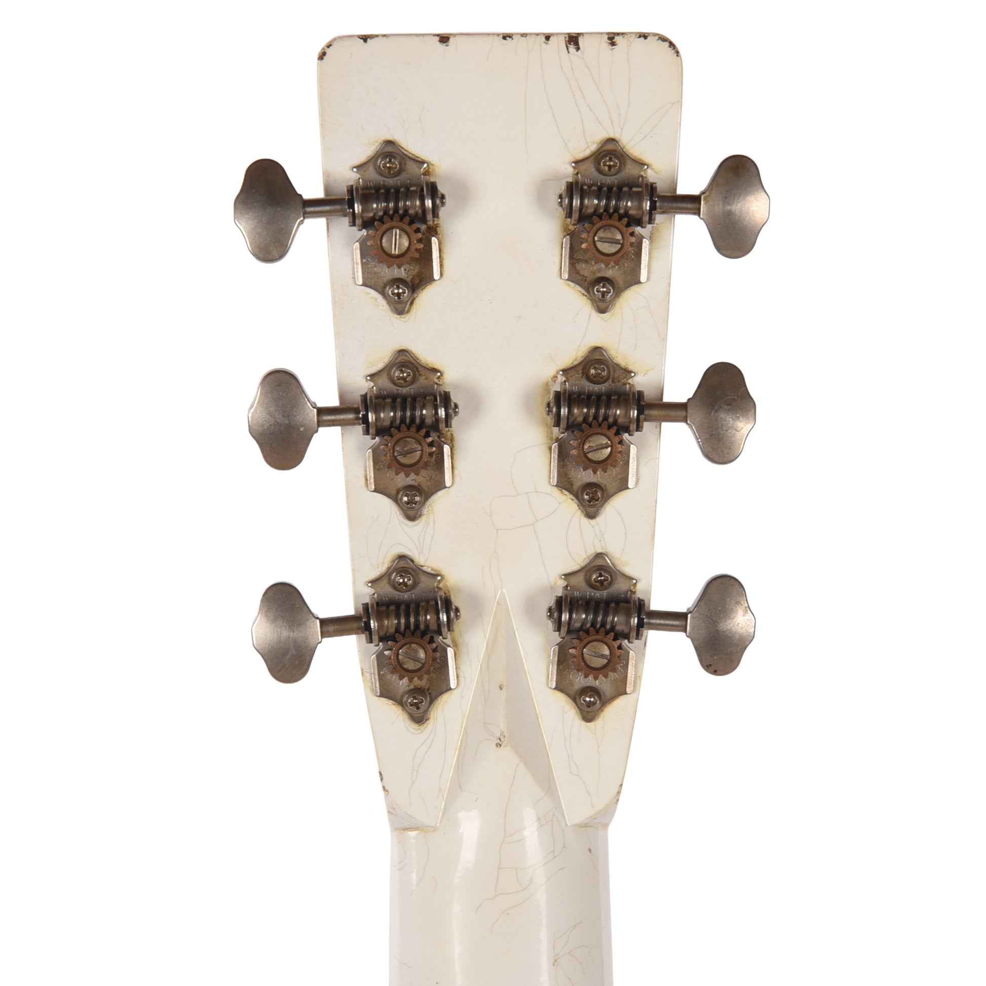 Aktin OM37 Deluxe Baked Sitka/Indian Rosewood Medium Aged White All Over Acoustic Guitars / OM and Auditorium