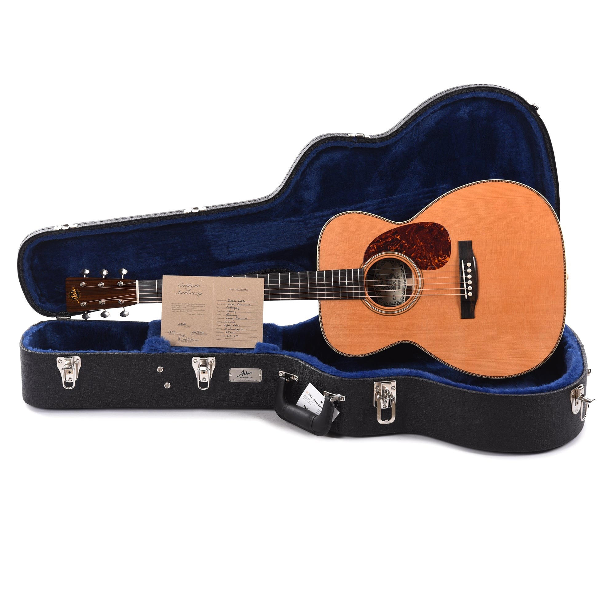 Atkin 00037 Aged Baked Sitka/Rosewood Natural Acoustic Guitars / OM and Auditorium