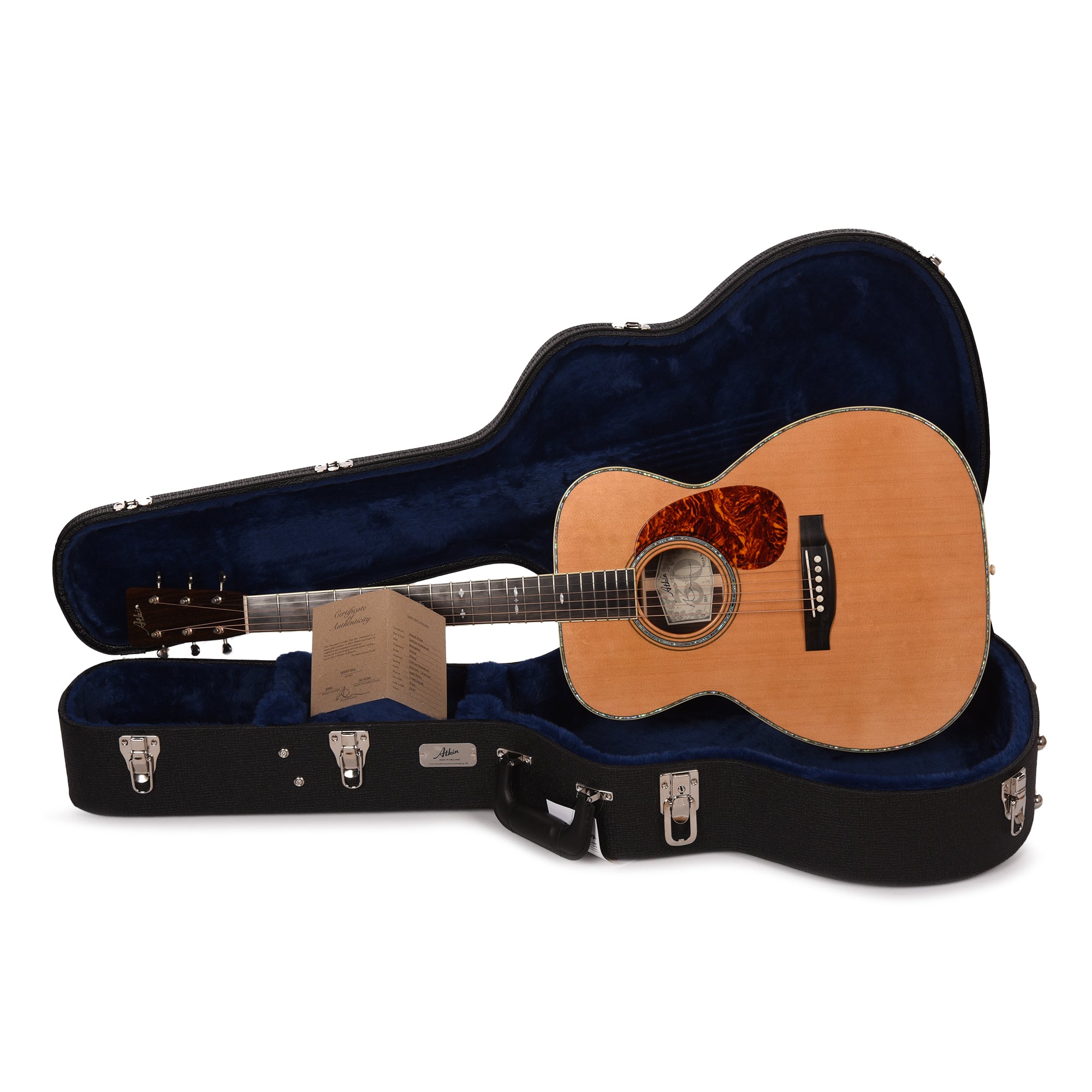 Atkin 00037 Deluxe Baked Sitka/Rosewood Aged Natural Acoustic Guitars / OM and Auditorium