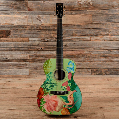 Atkin 00037 Flamingo Hand Painted by Ian Ward Acoustic Guitars / OM and Auditorium