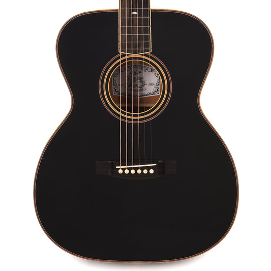 Atkin 00037 Mahogany All Black w/Glitter Binding Acoustic Guitars / OM and Auditorium