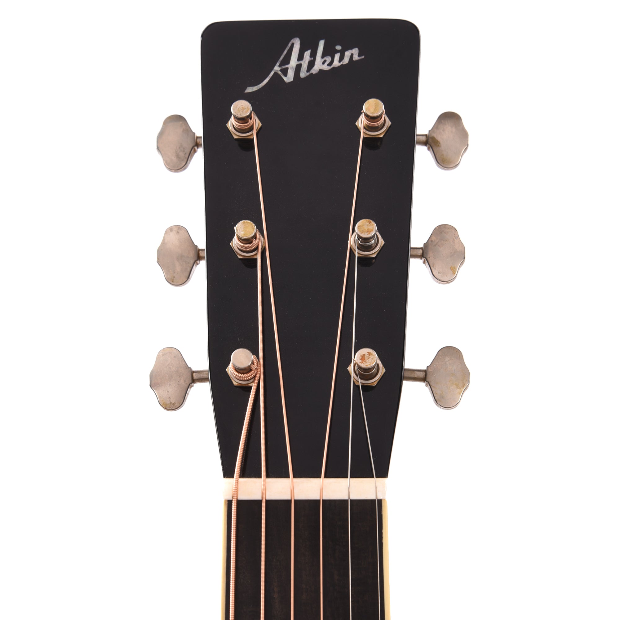 Atkin 00037 Mahogany All Black w/Glitter Binding Acoustic Guitars / OM and Auditorium