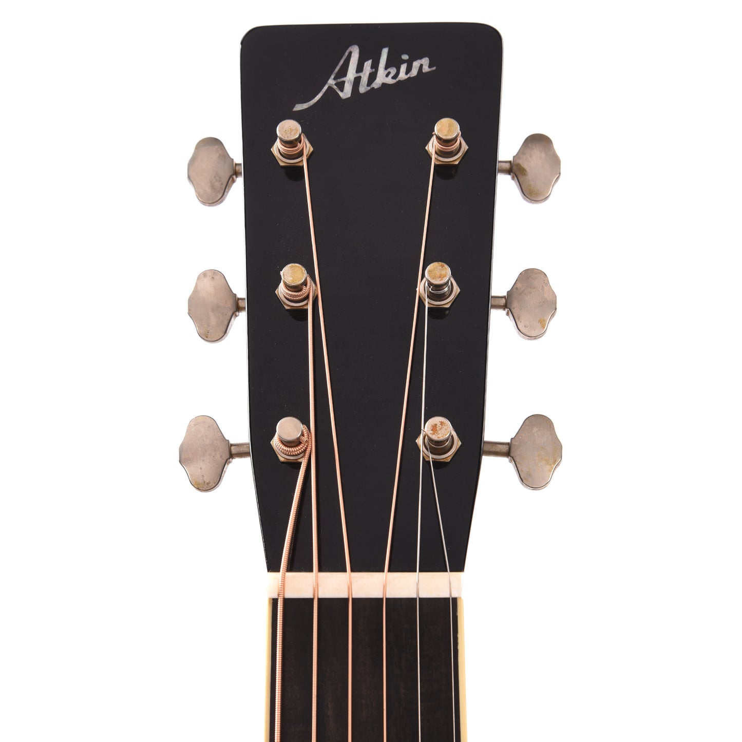 Atkin 00037 Mahogany All Black w/Glitter Binding Acoustic Guitars / OM and Auditorium