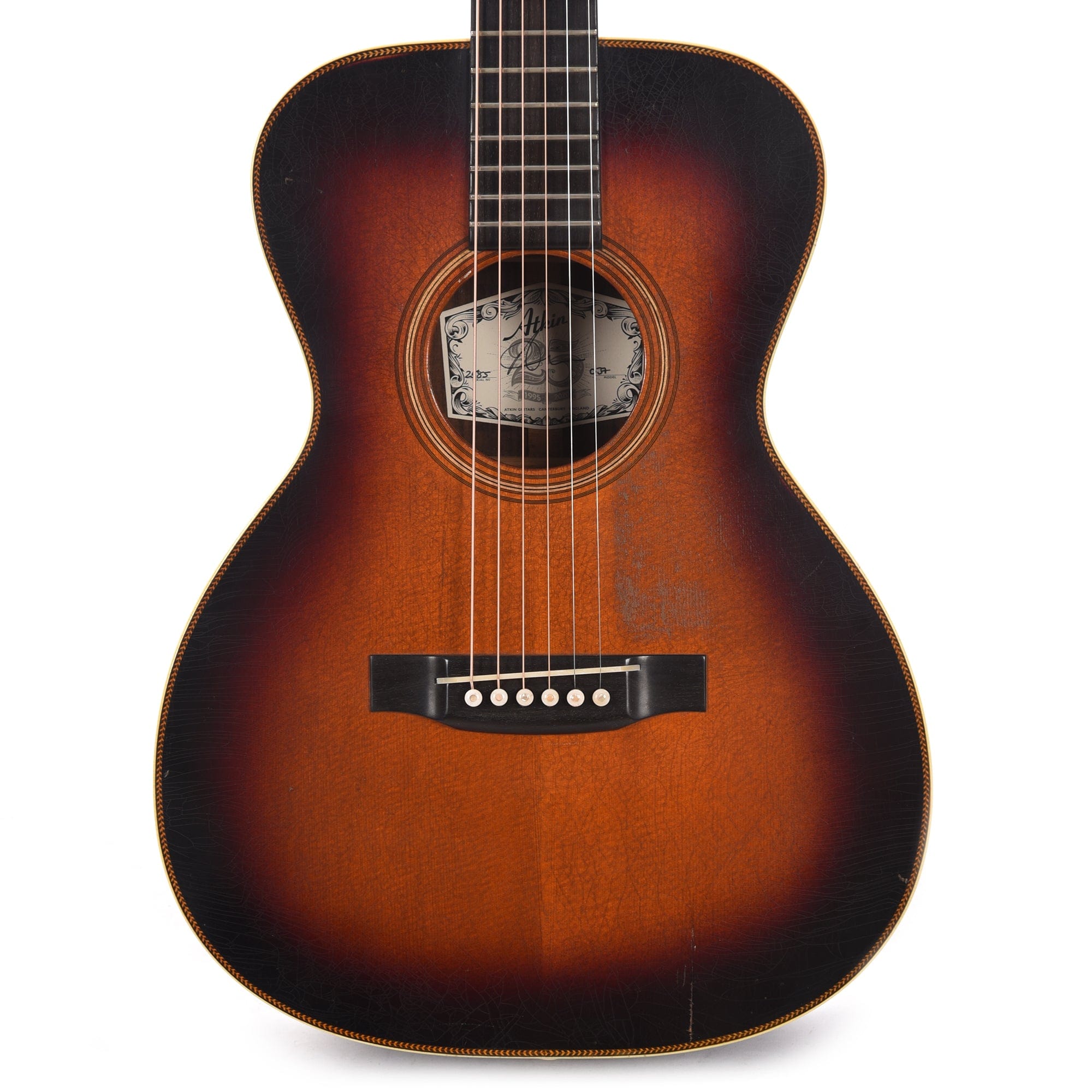 Atkin 037 Baked Sitka/Rosewood Heavy Aged Sunburst Acoustic Guitars / OM and Auditorium