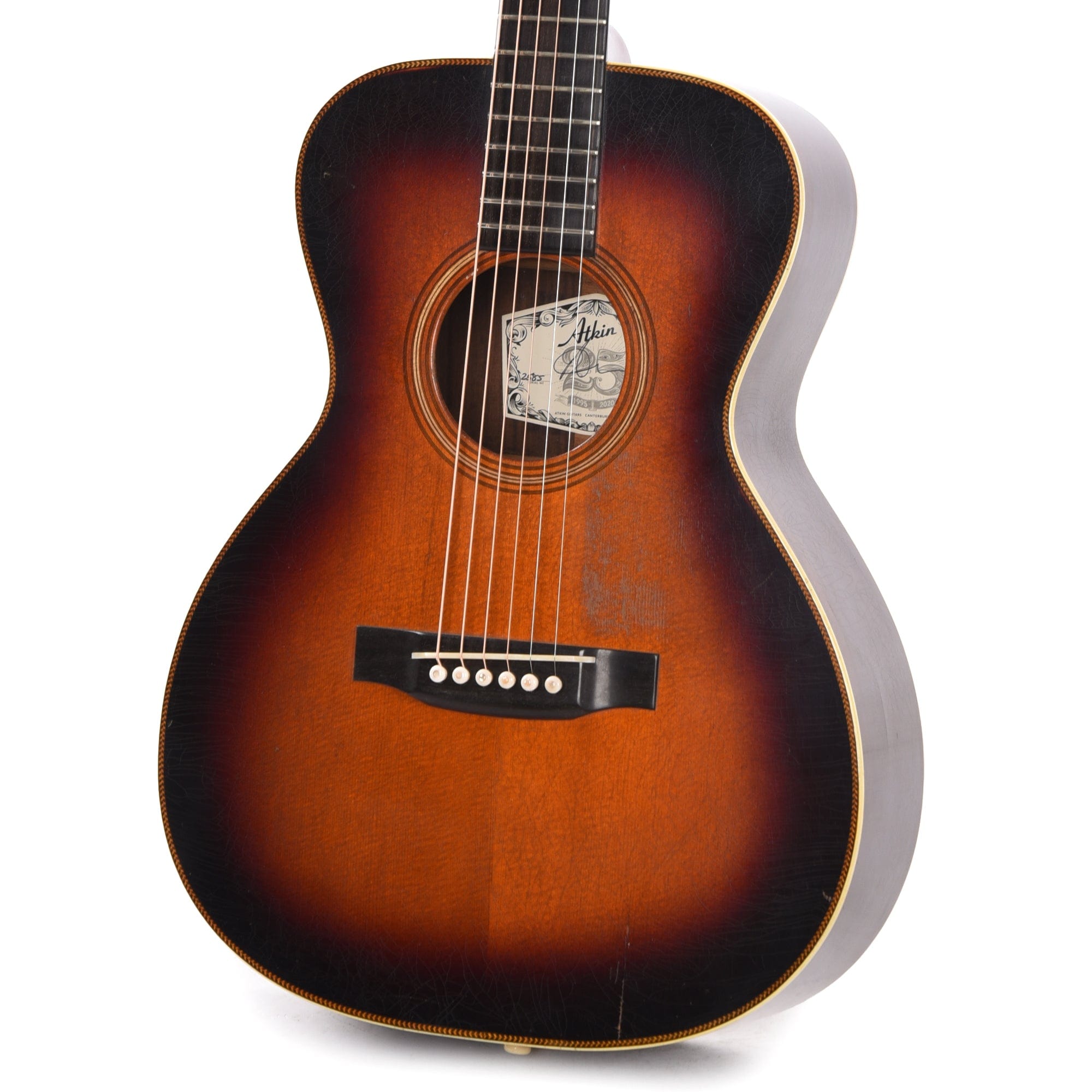 Atkin 037 Baked Sitka/Rosewood Heavy Aged Sunburst Acoustic Guitars / OM and Auditorium