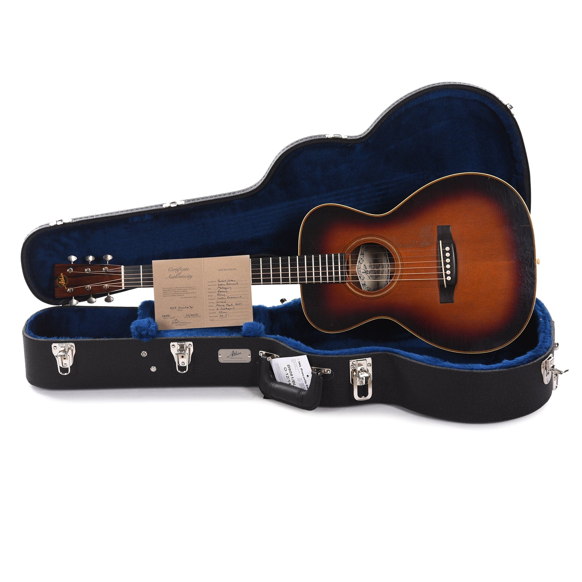 Atkin 037 Baked Sitka/Rosewood Heavy Aged Sunburst Acoustic Guitars / OM and Auditorium