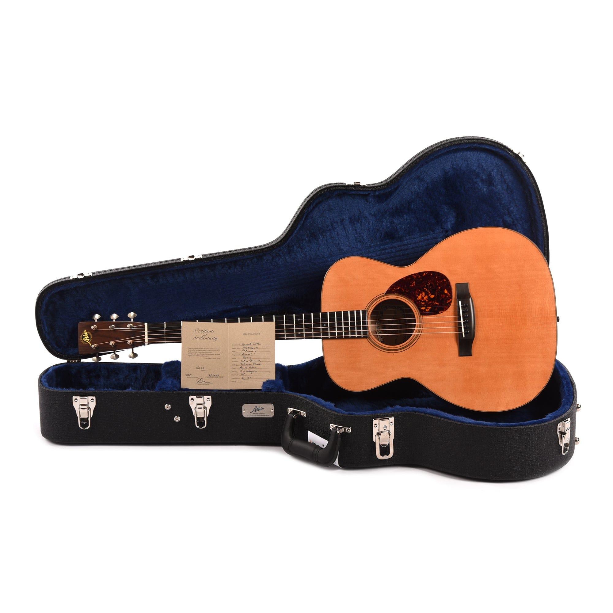 Atkin Essential OM Aged Baked Sitka/Mahogany Natural Acoustic Guitars / OM and Auditorium