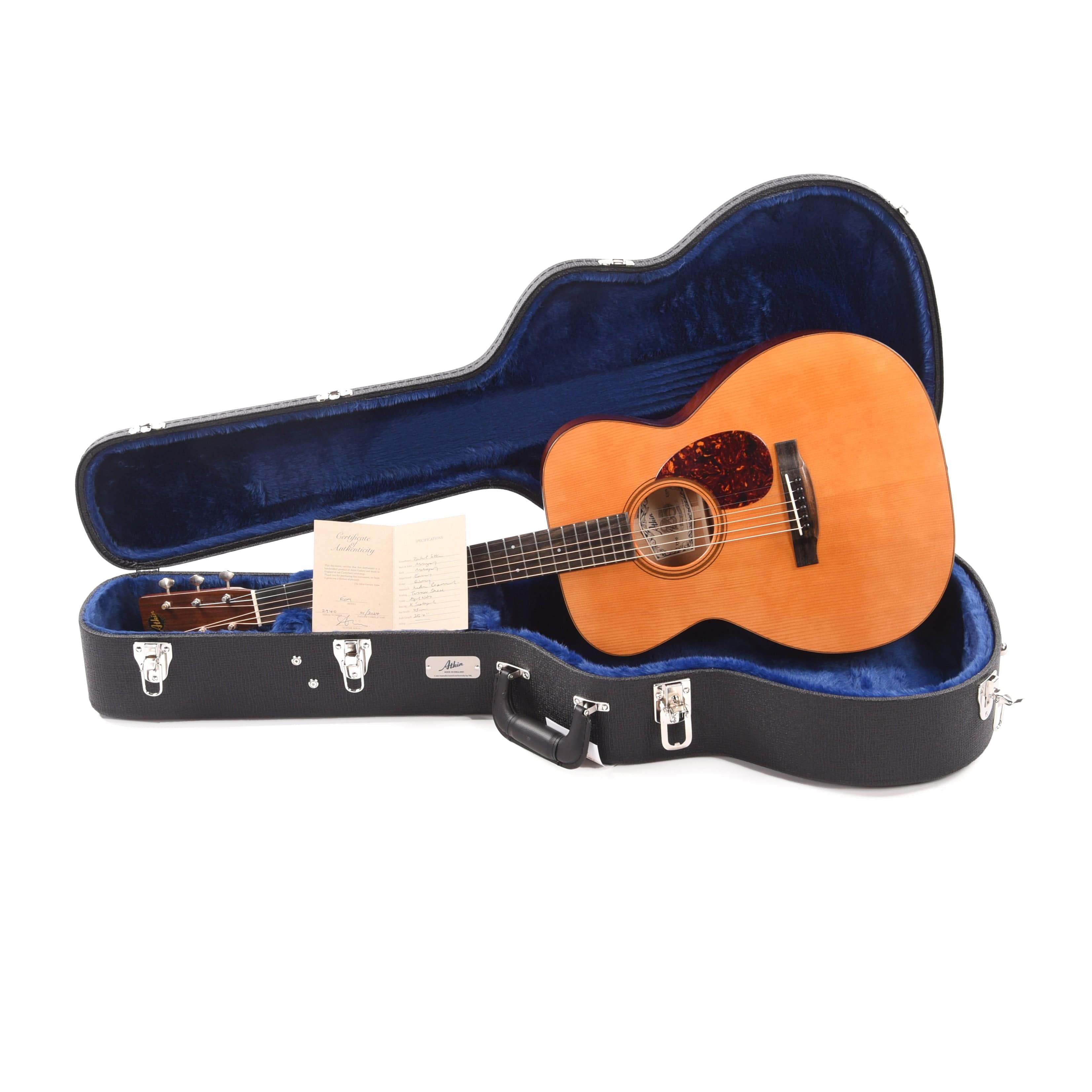 Atkin Essential OM Aged Baked Sitka/Mahogany Natural Acoustic Guitars / OM and Auditorium