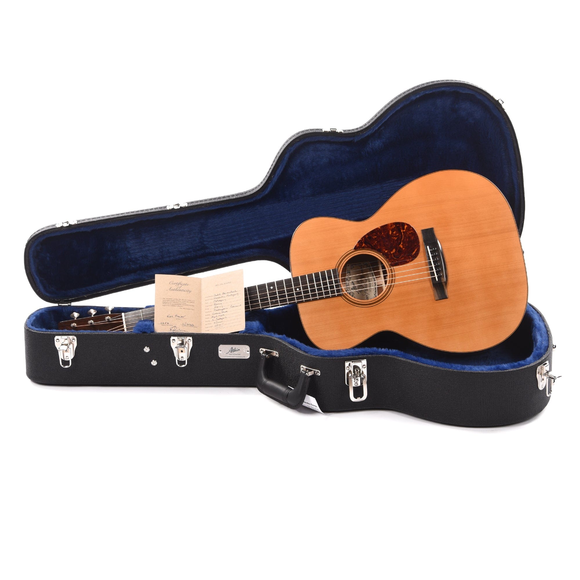 Atkin Essential OM Pre-War Baked Adirondack/Mahogany Aged Natural Acoustic Guitars / OM and Auditorium