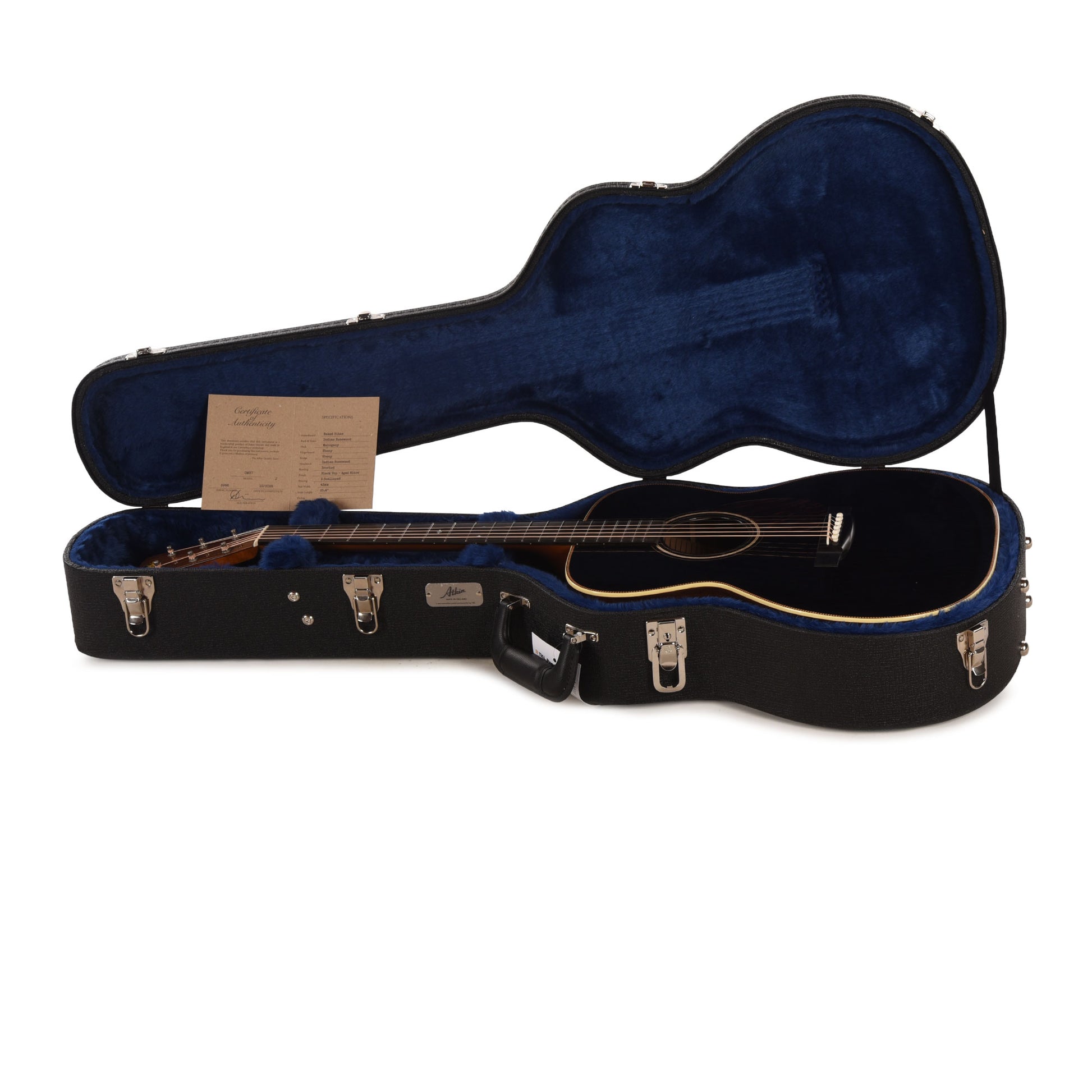 Atkin OM37 Baked Sitka/Rosewood Aged Blacktop Acoustic Guitars / OM and Auditorium