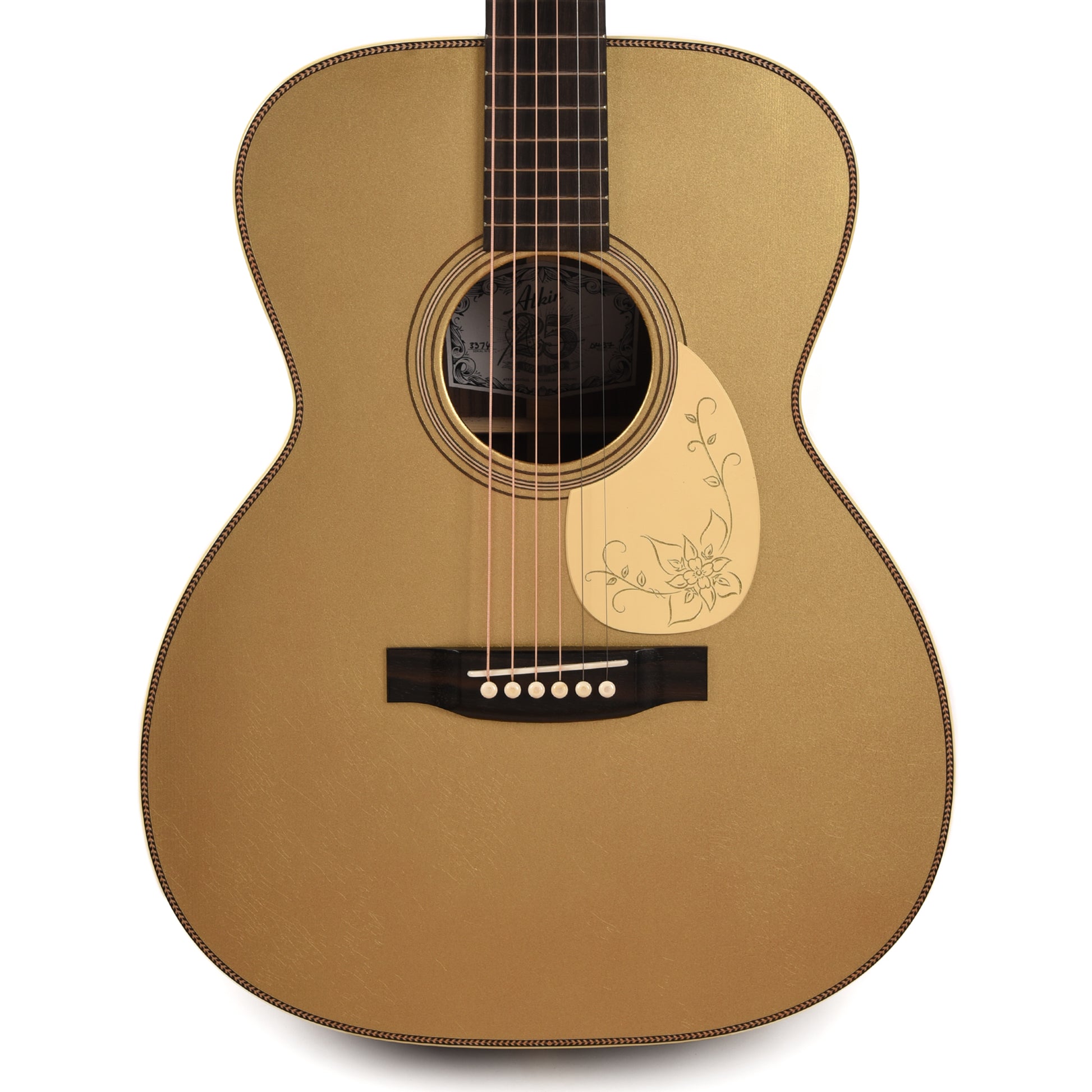 Atkin OM37 Baked Sitka/Rosewood Aged Candy Gold Top w/Custom Pickguard Acoustic Guitars / OM and Auditorium