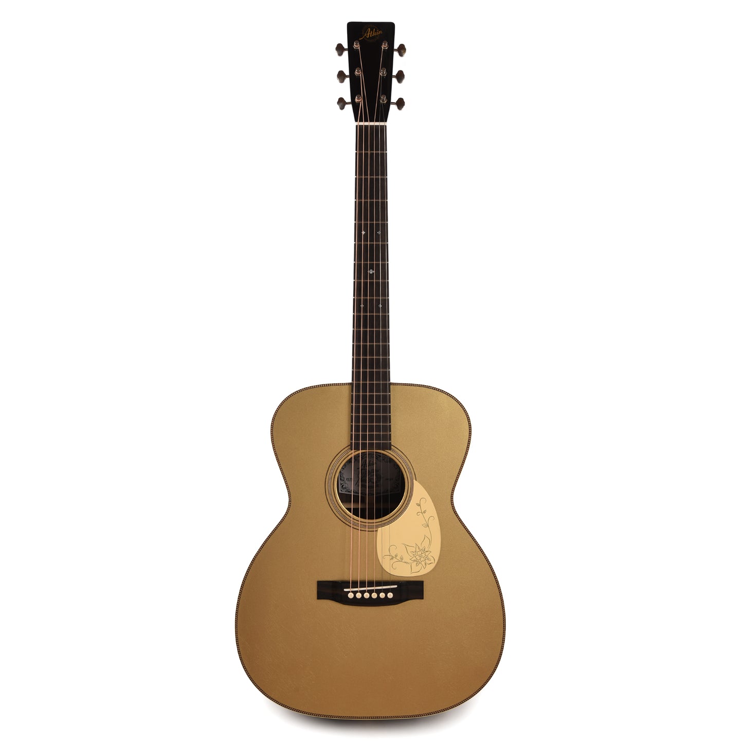 Atkin OM37 Baked Sitka/Rosewood Aged Candy Gold Top w/Custom Pickguard Acoustic Guitars / OM and Auditorium