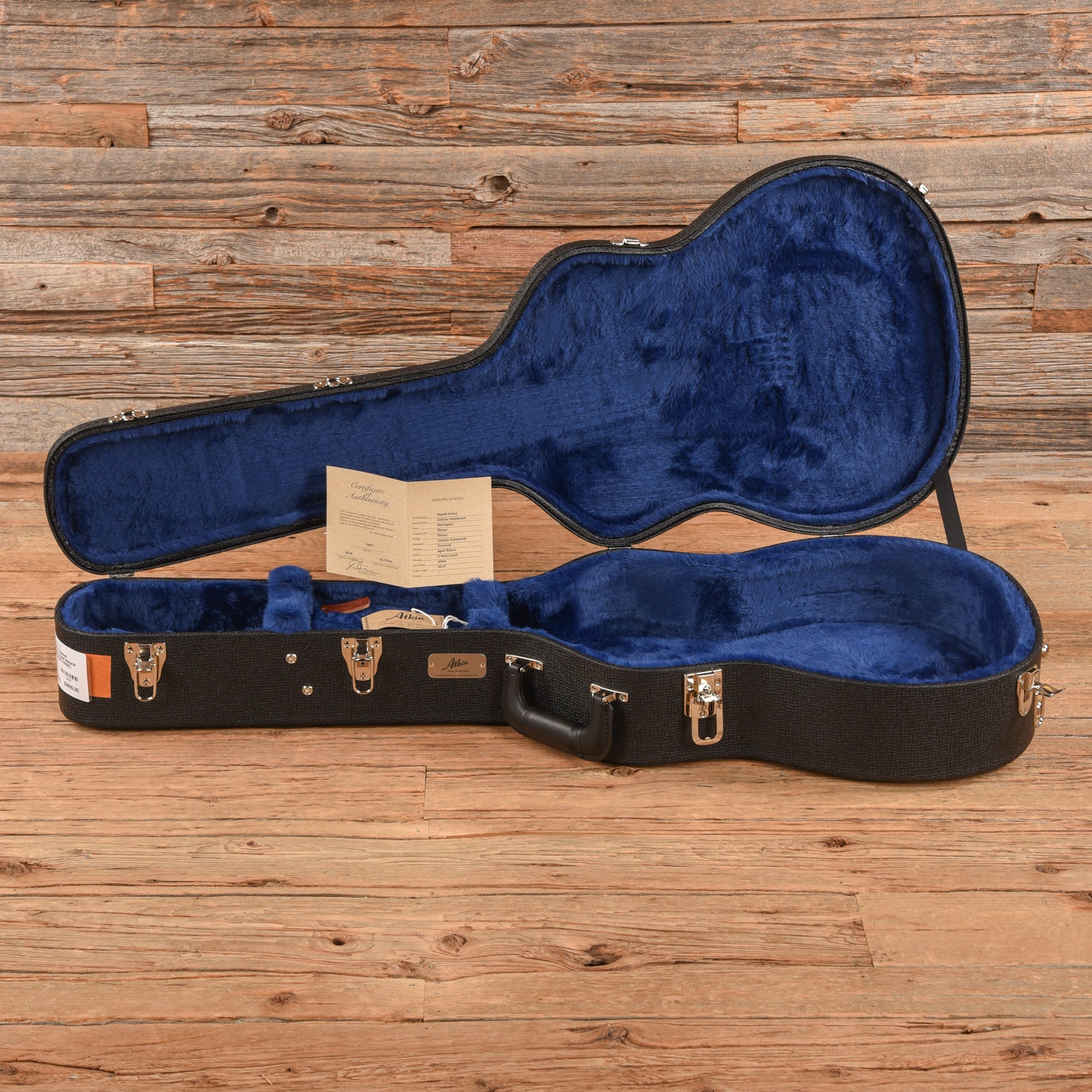 Atkin OM37 Baked Sitka/Rosewood Aged Natural Acoustic Guitars / OM and Auditorium