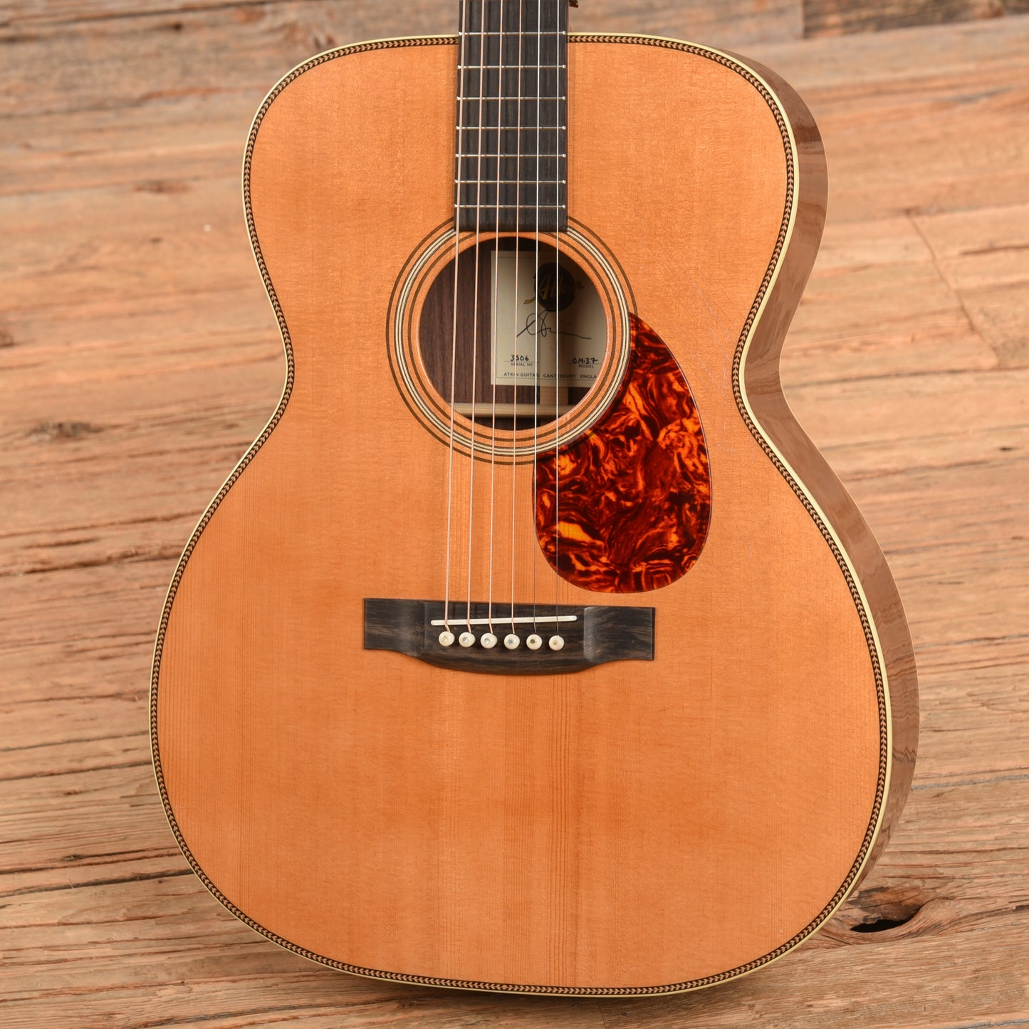 Atkin OM37 Baked Sitka/Rosewood Aged Natural Acoustic Guitars / OM and Auditorium