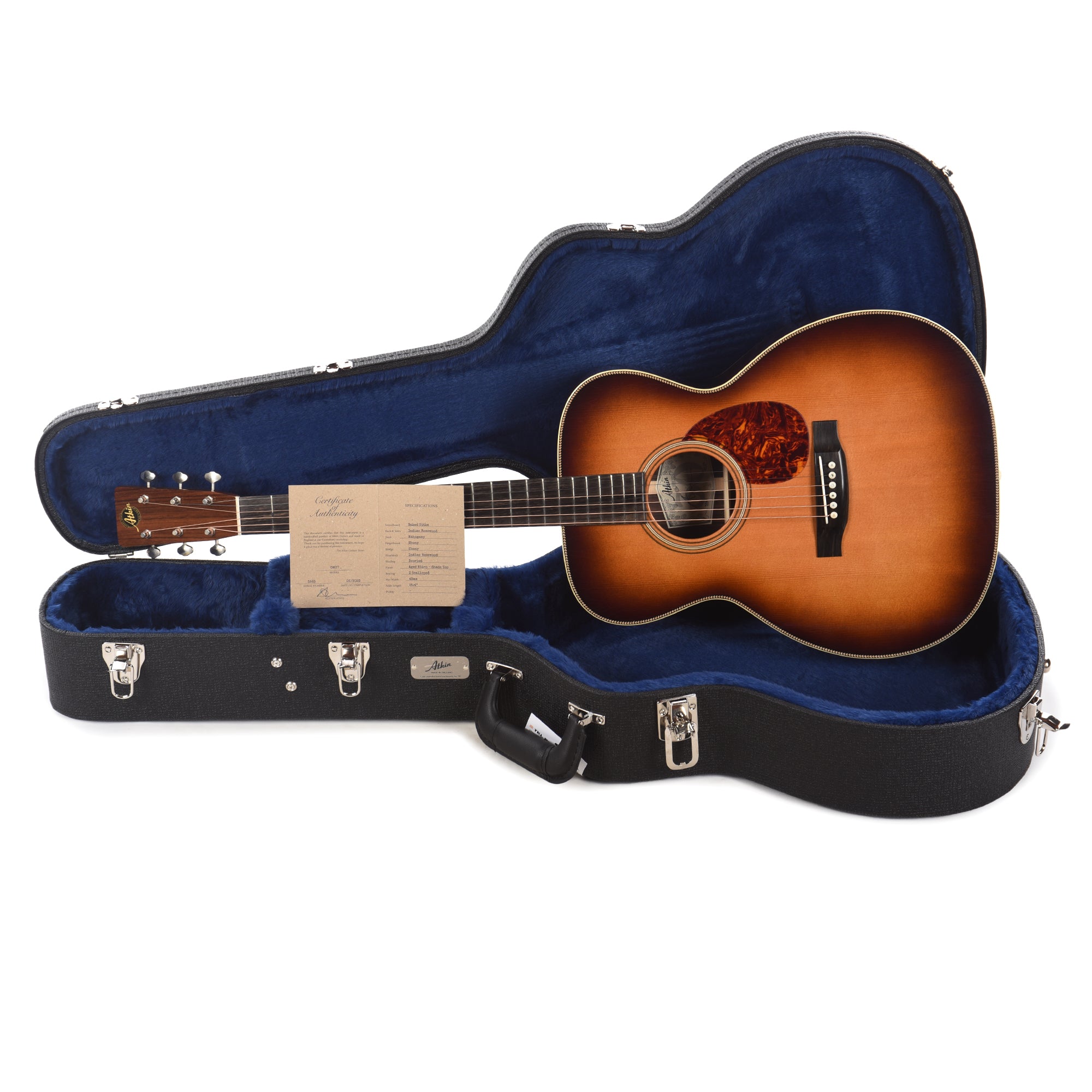 Atkin OM37 Baked Sitka/Rosewood Aged Sunburst Acoustic Guitars / OM and Auditorium