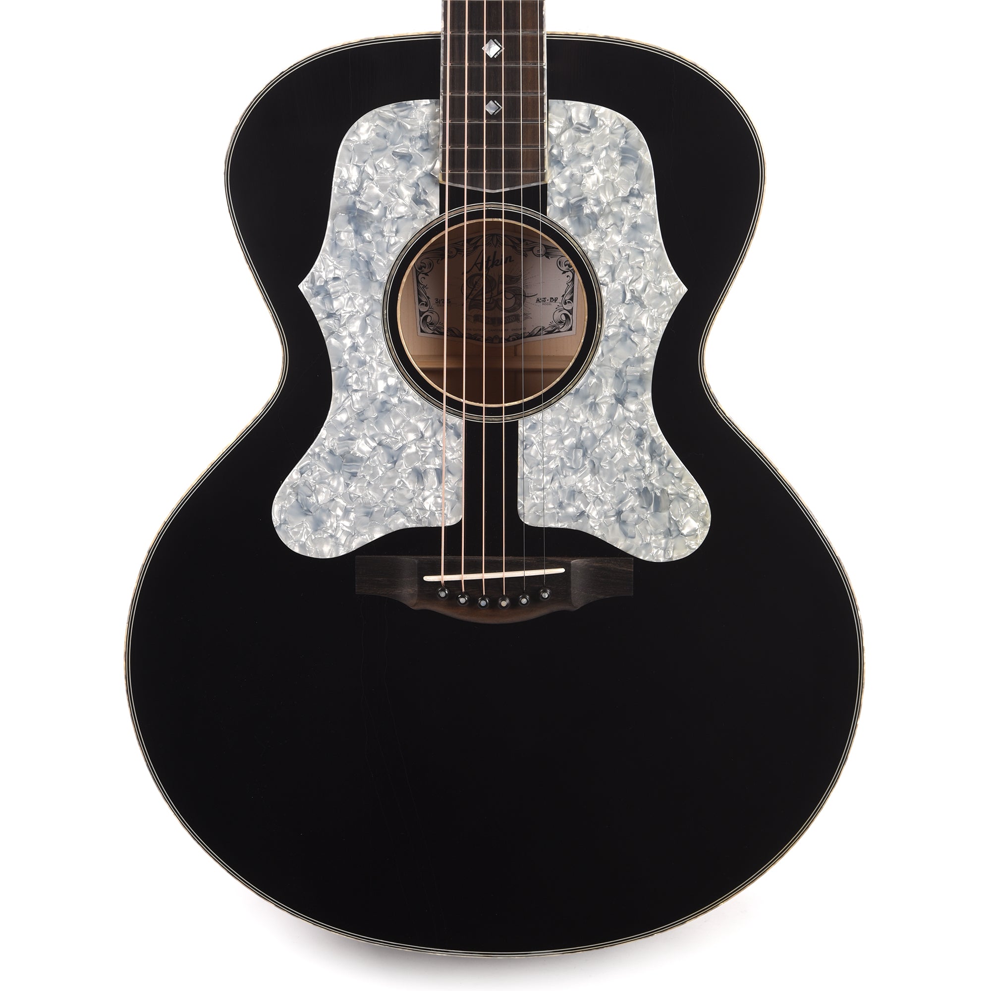 Atkin ASJ Aged Black Pearl Baked Sitka/Maple Acoustic Guitars / Parlor