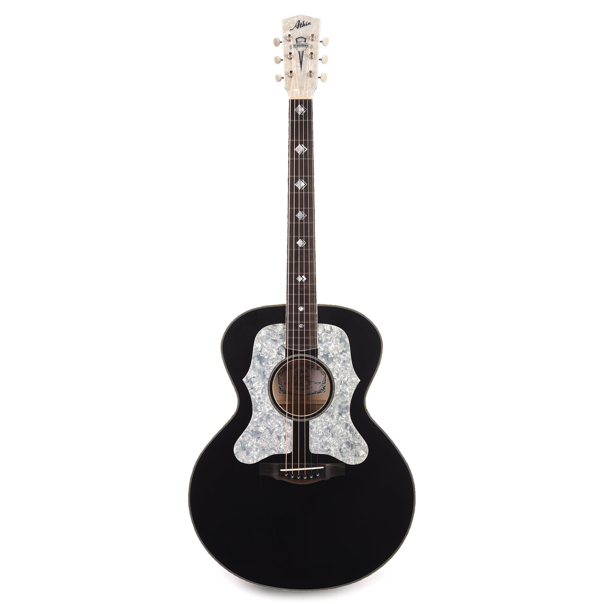 Atkin ASJ Aged Black Pearl Baked Sitka/Maple Acoustic Guitars / Parlor