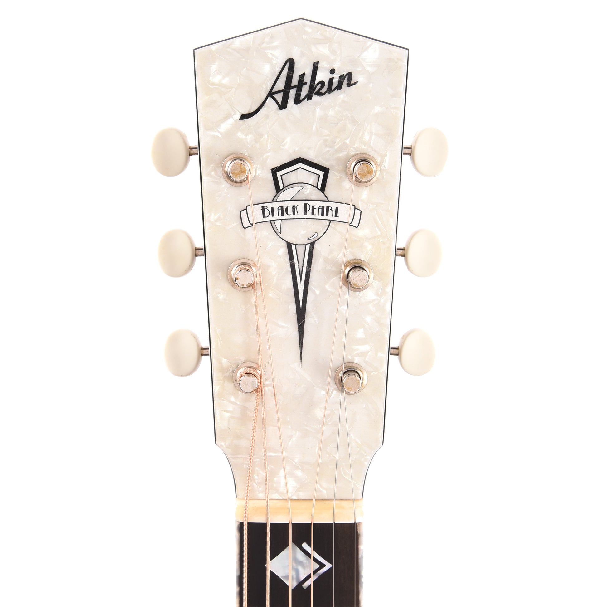 Atkin ASJ Aged Black Pearl Baked Sitka/Maple Acoustic Guitars / Parlor