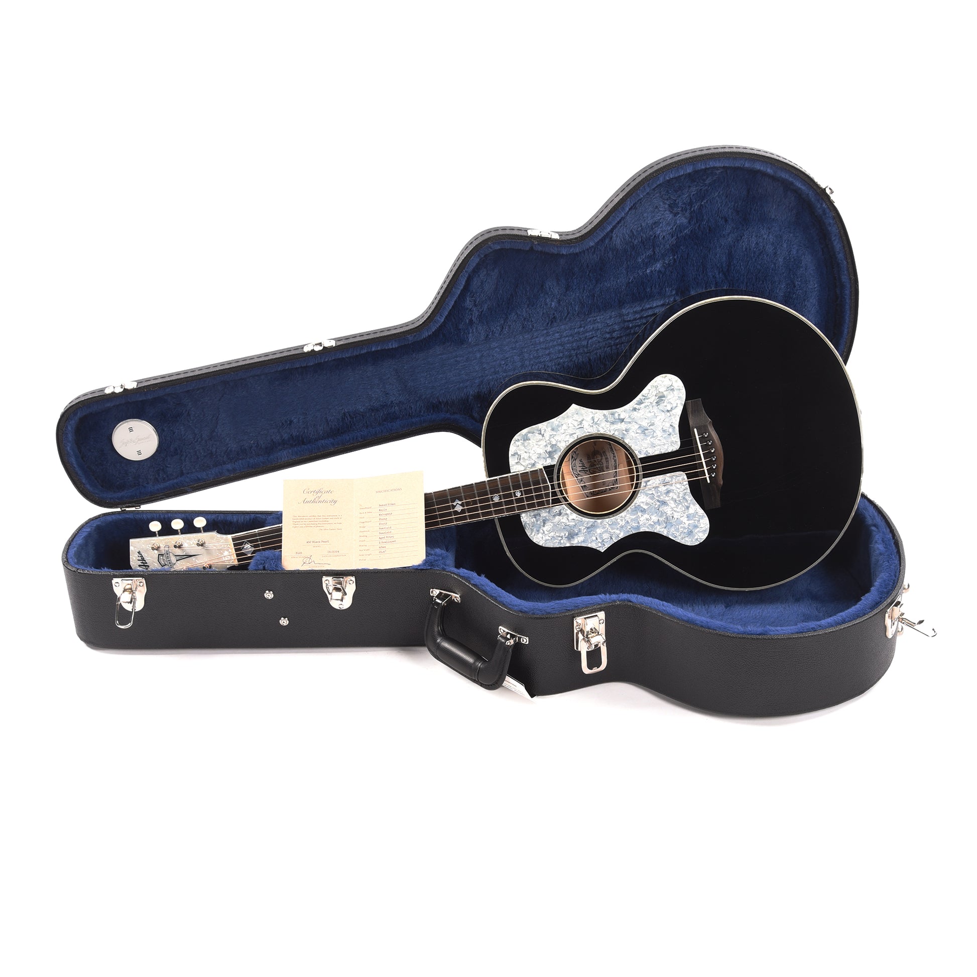 Atkin ASJ Aged Black Pearl Baked Sitka/Maple Acoustic Guitars / Parlor