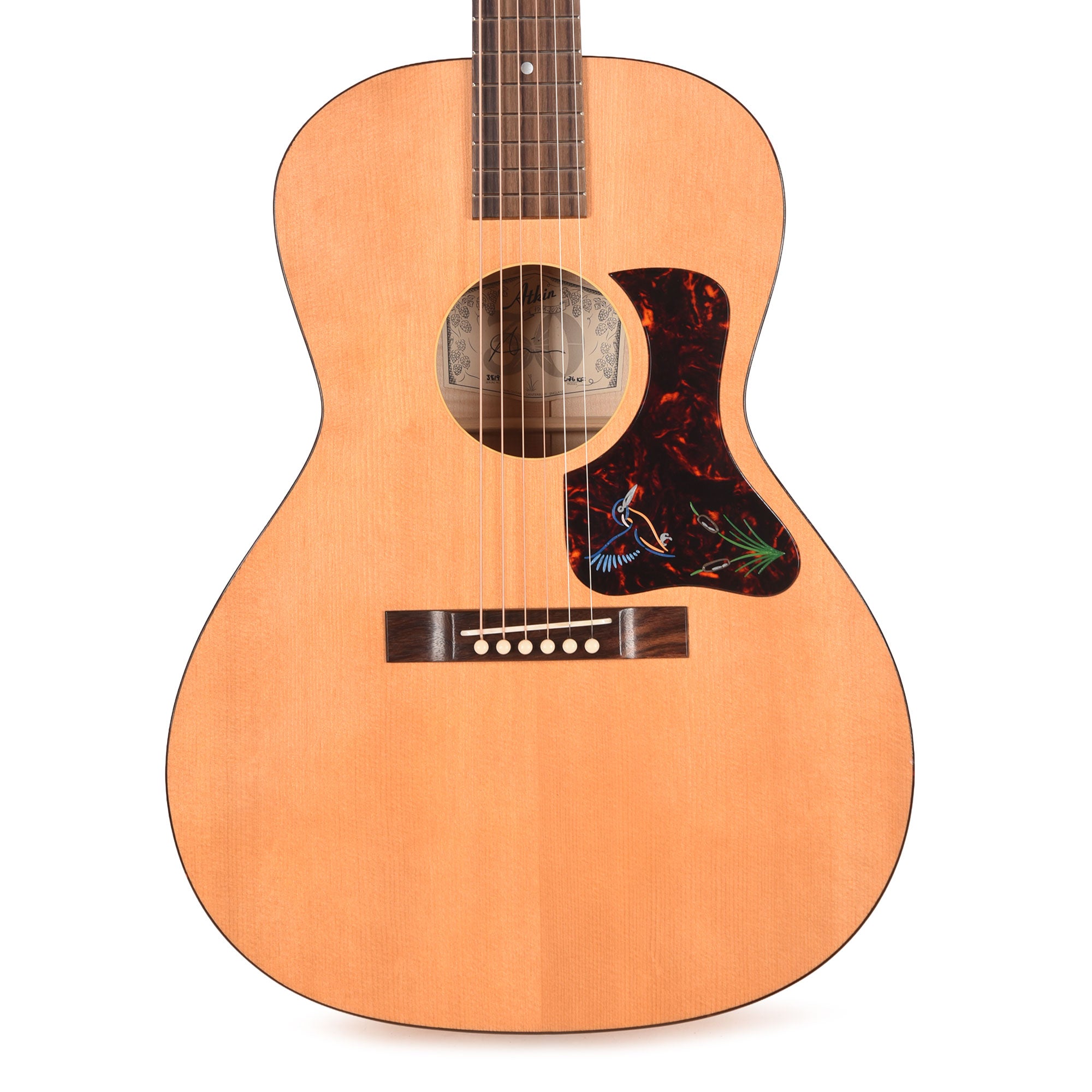Atkin Kingfisher The Thirty Six Baked Sitka/Maple Aged Natural Acoustic Guitars / Parlor