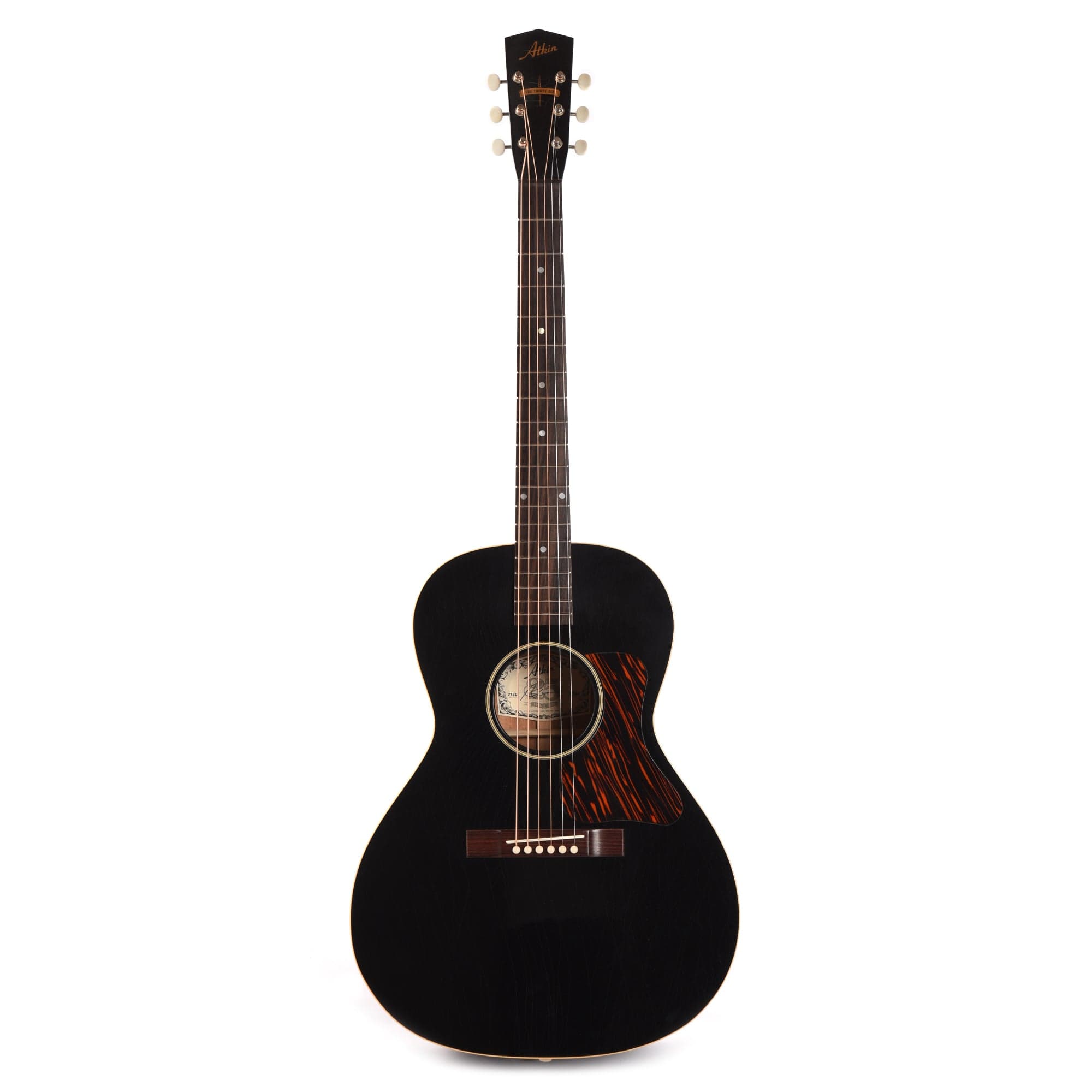 Atkin The Thirty Six Custom Sitka/Mahogany Aged Black Acoustic Guitars / Parlor