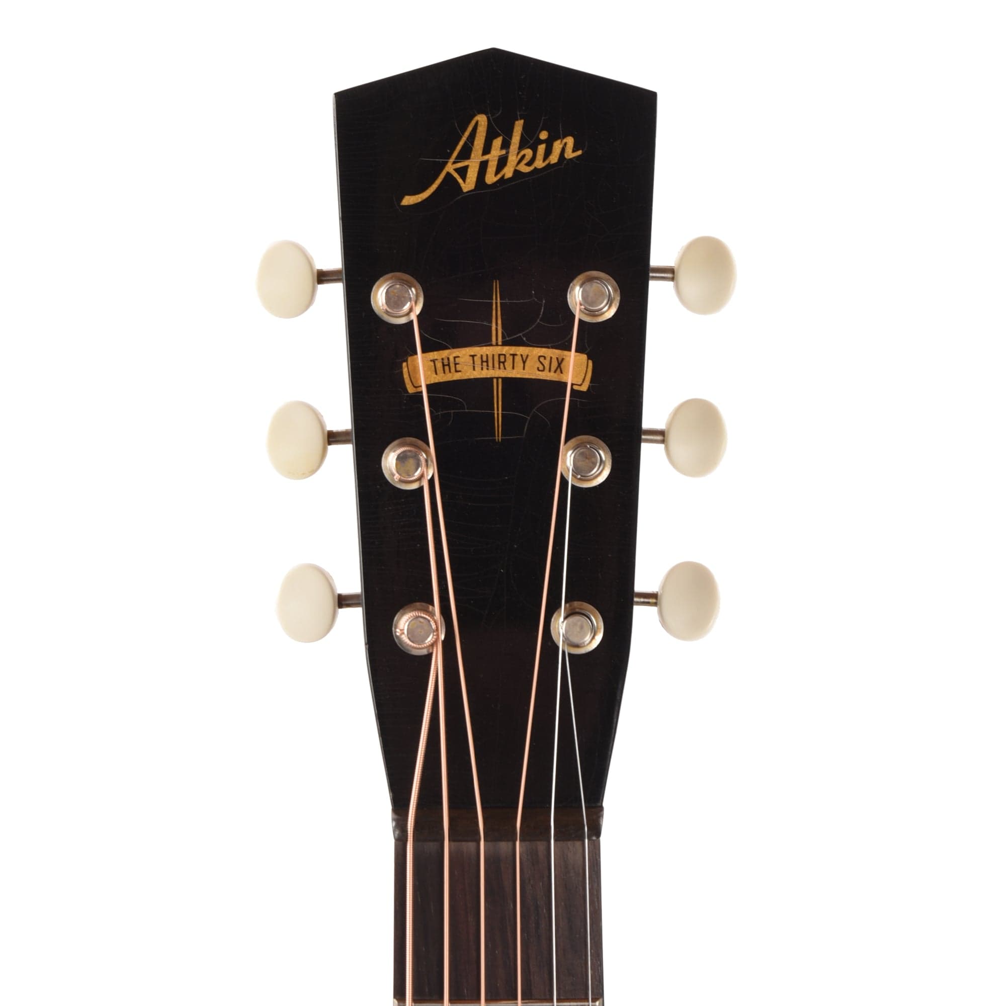 Atkin The Thirty Six Custom Sitka/Mahogany Aged Black Acoustic Guitars / Parlor