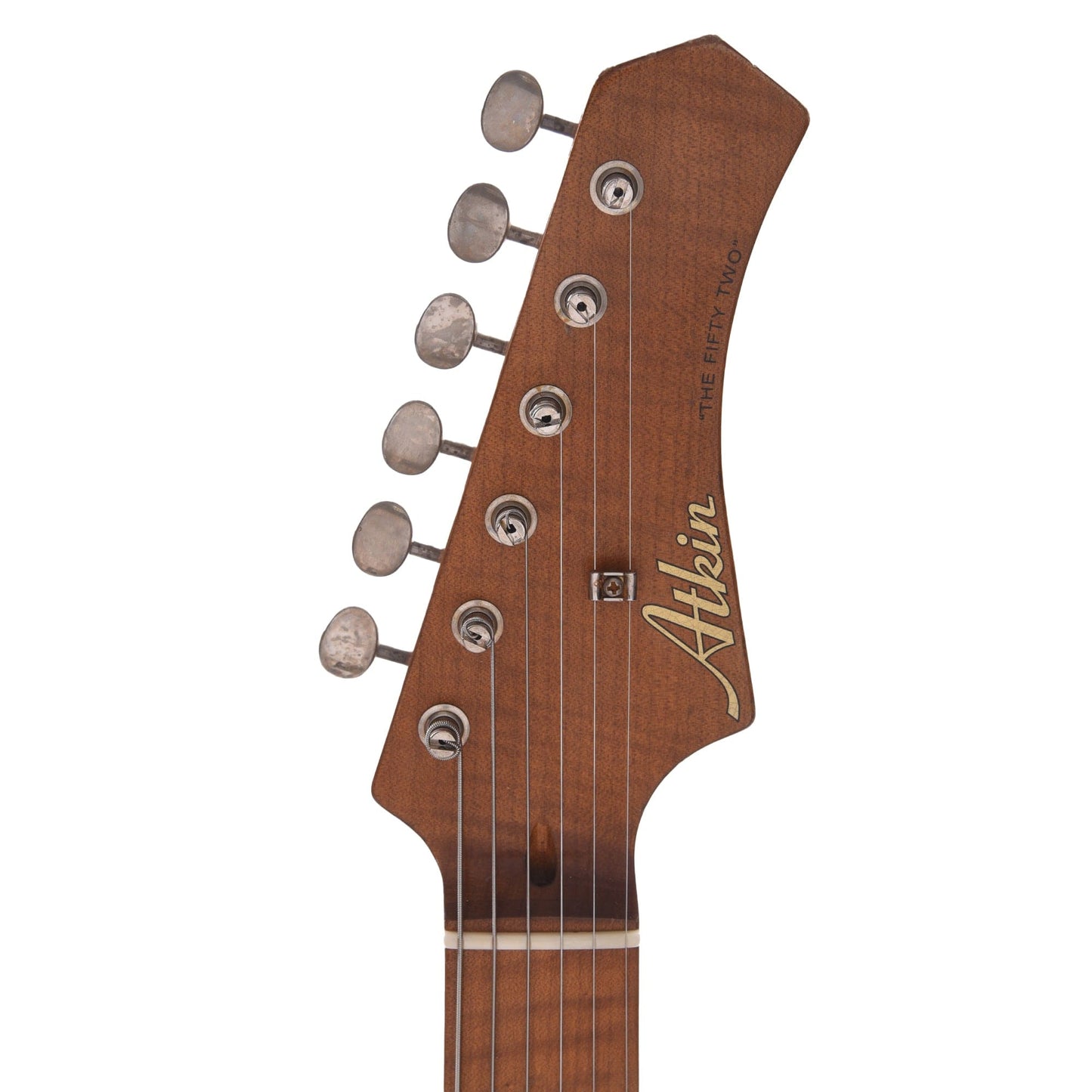 Atkin 52 T-Style Classic Aged Butterscotch w/Neck Humbucker & Roasted Flame Maple Neck (Serial #094) Electric Guitars / Solid Body