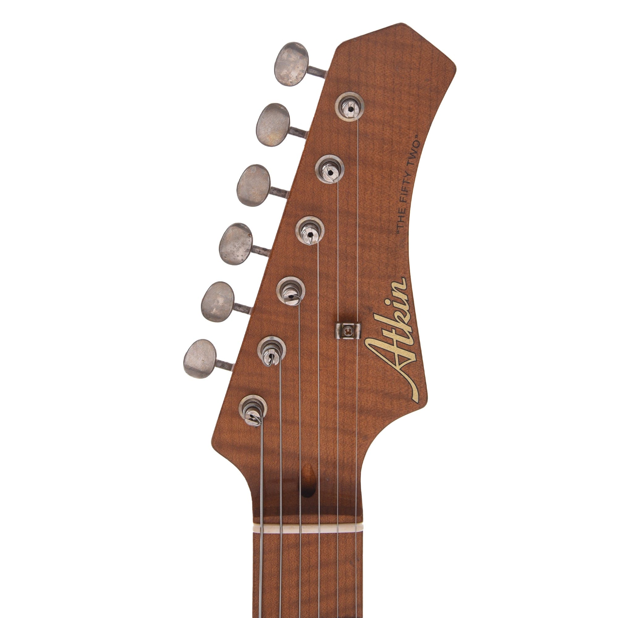 Atkin 52 T-Style Classic Aged Surf Green w/Neck Humbucker & Roasted Flame Maple Neck Electric Guitars / Solid Body