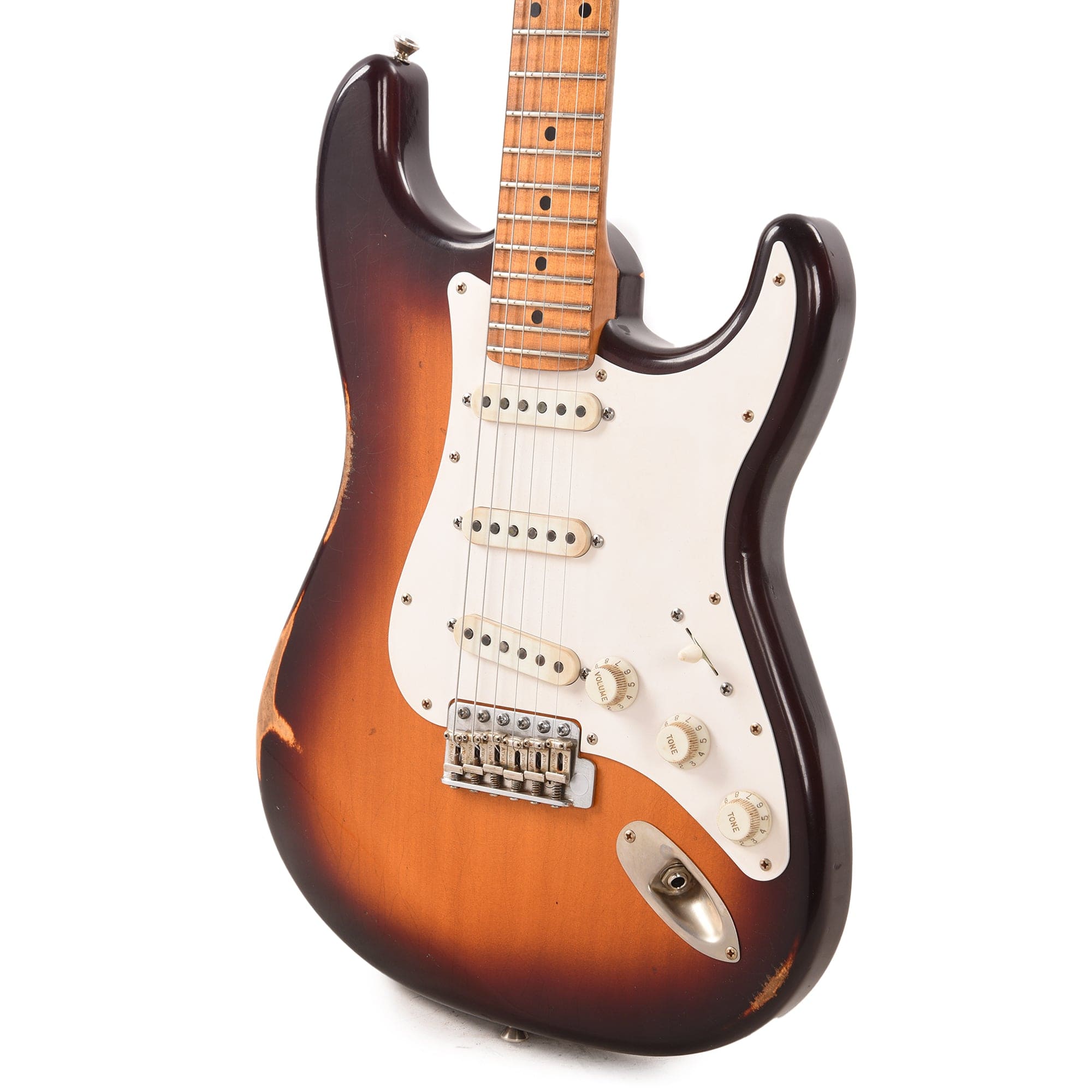 Atkin 54 S-Style Aged Sunburst w/Flame Maple Neck Electric Guitars / Solid Body