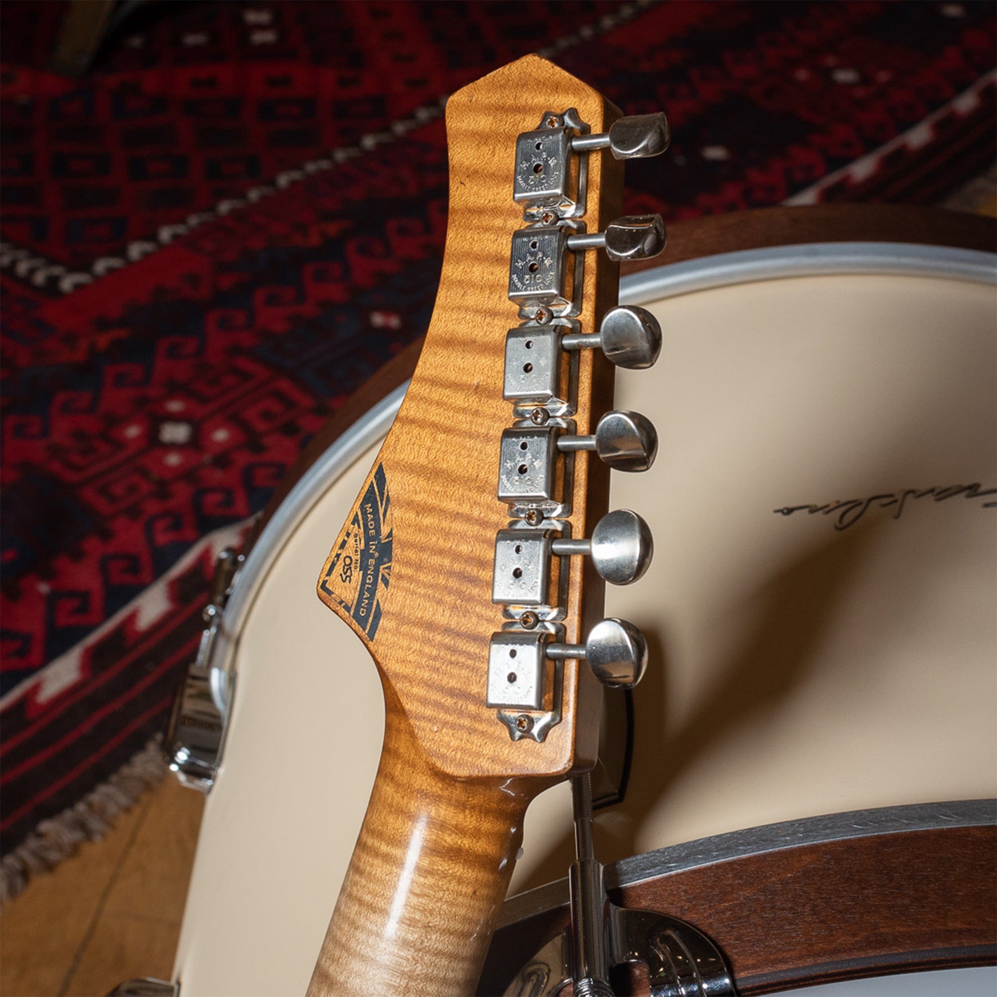 Atkin 54 S-Style Aged Sunburst w/Flame Maple Neck Electric Guitars / Solid Body