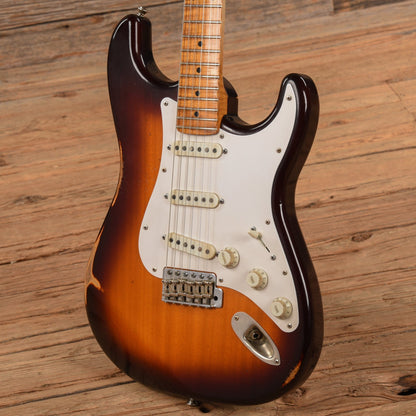 Atkin 54 S-Style w/Flame Maple Neck Aged Sunburst 2023 Electric Guitars / Solid Body